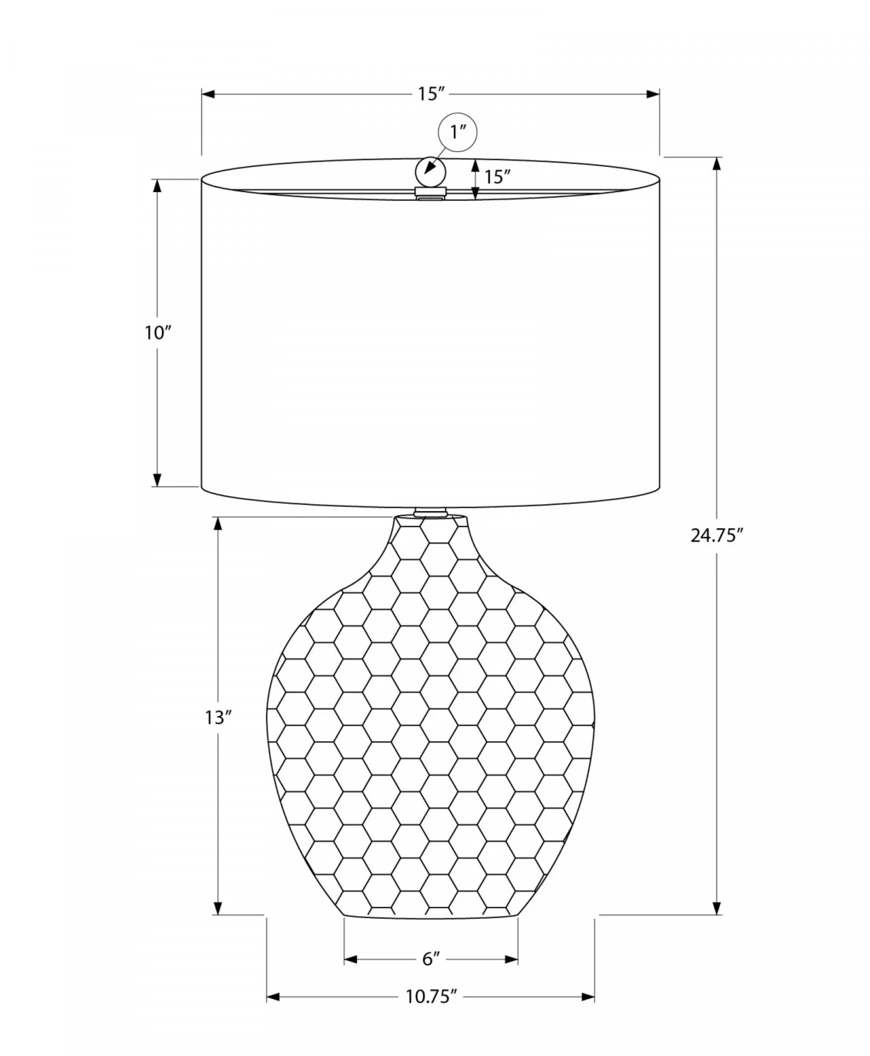 Devon Table Lamp - Brown - Image 3
