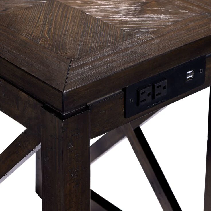 Diamond 16" Side Table - Walnut - Image 3