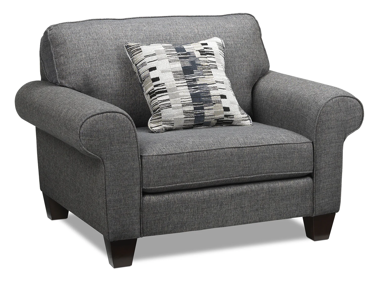 Drake 3 Pc. Living Room Package - Grey - Image 4