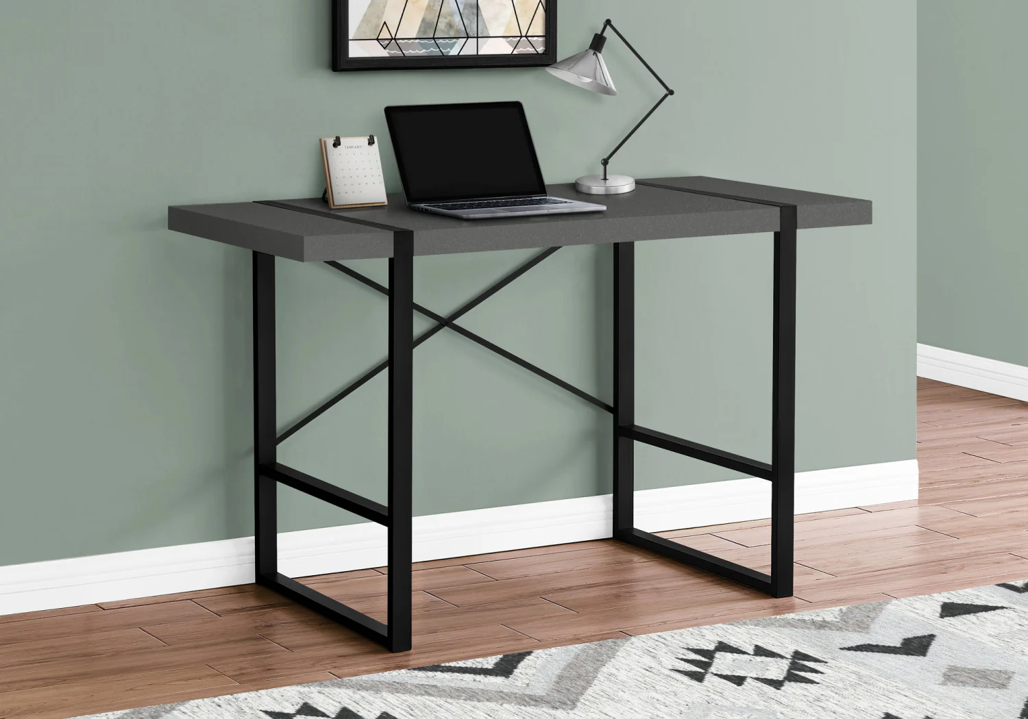 Dray Desk - Modern Grey - Image 2