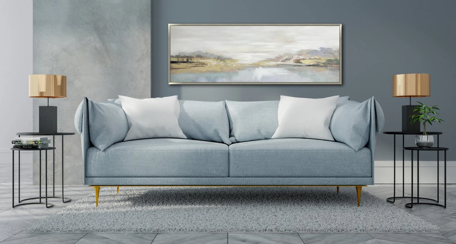 Dreamy Landscape Wall Art - Neutral - 20 X 60 - Image 2