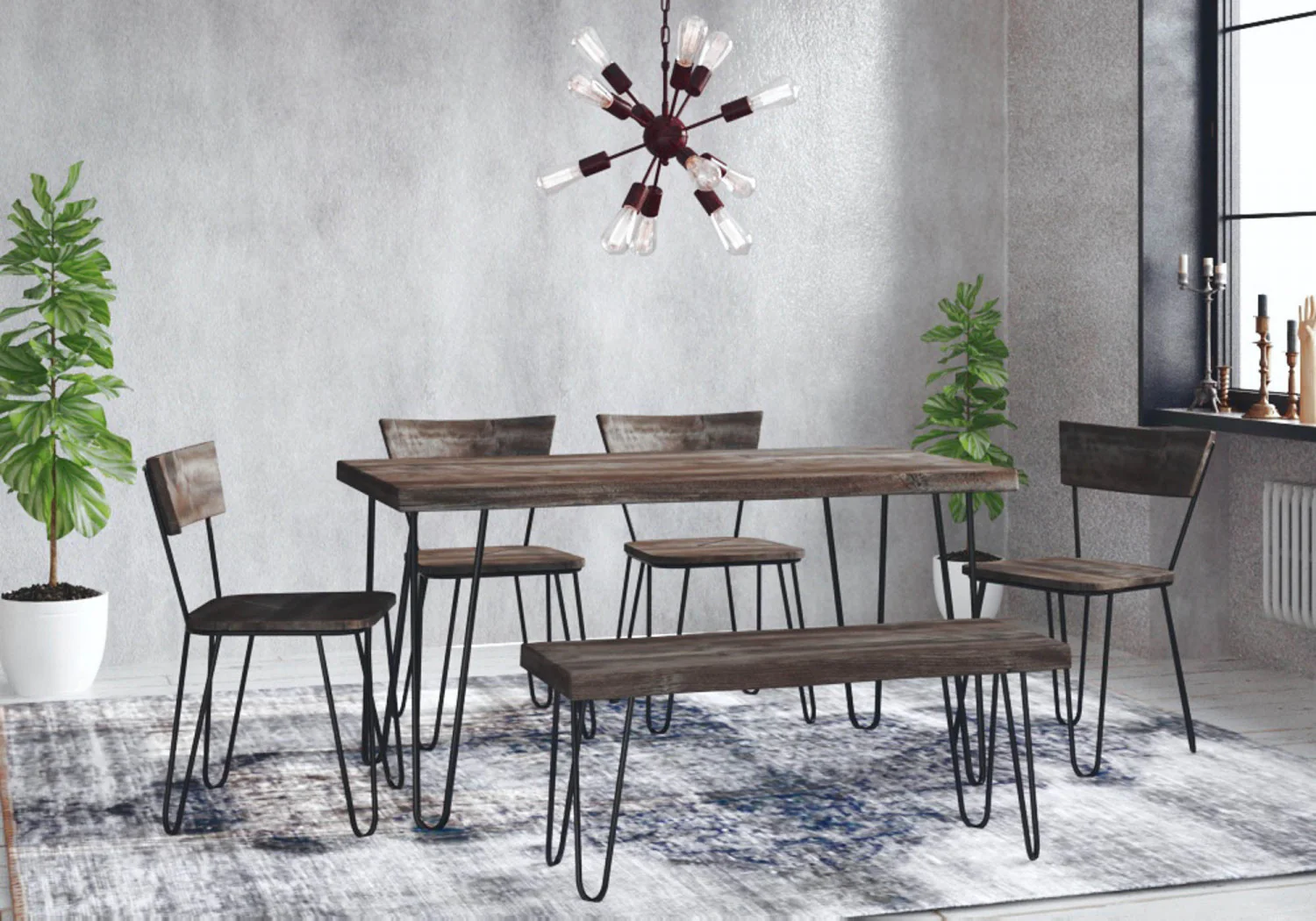 Eberlinn Dining Chair - Matte Brown - Set of Two - Image 7