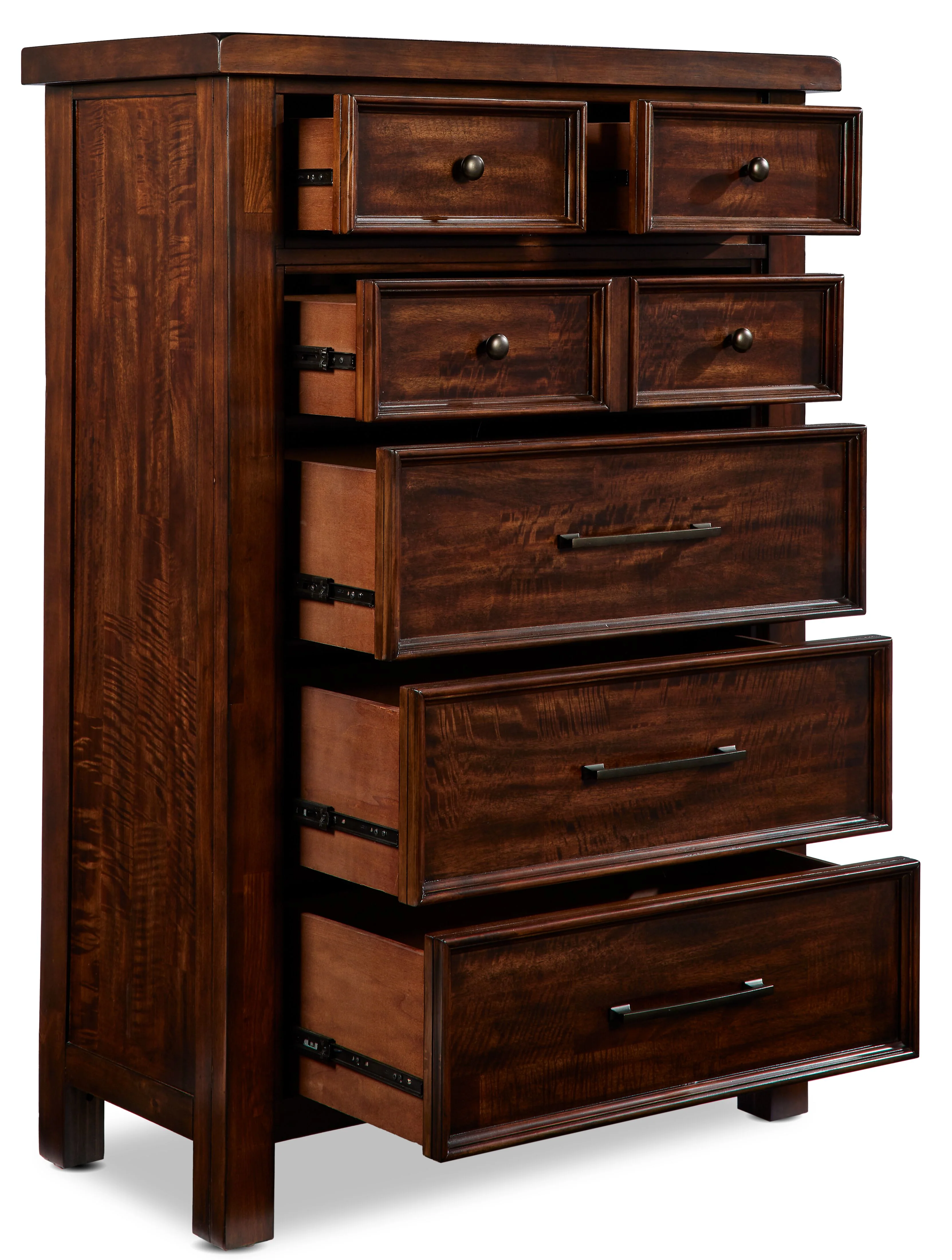 Eden 5-Piece Queen Storage Bedroom Package - Dark Brown - Image 5