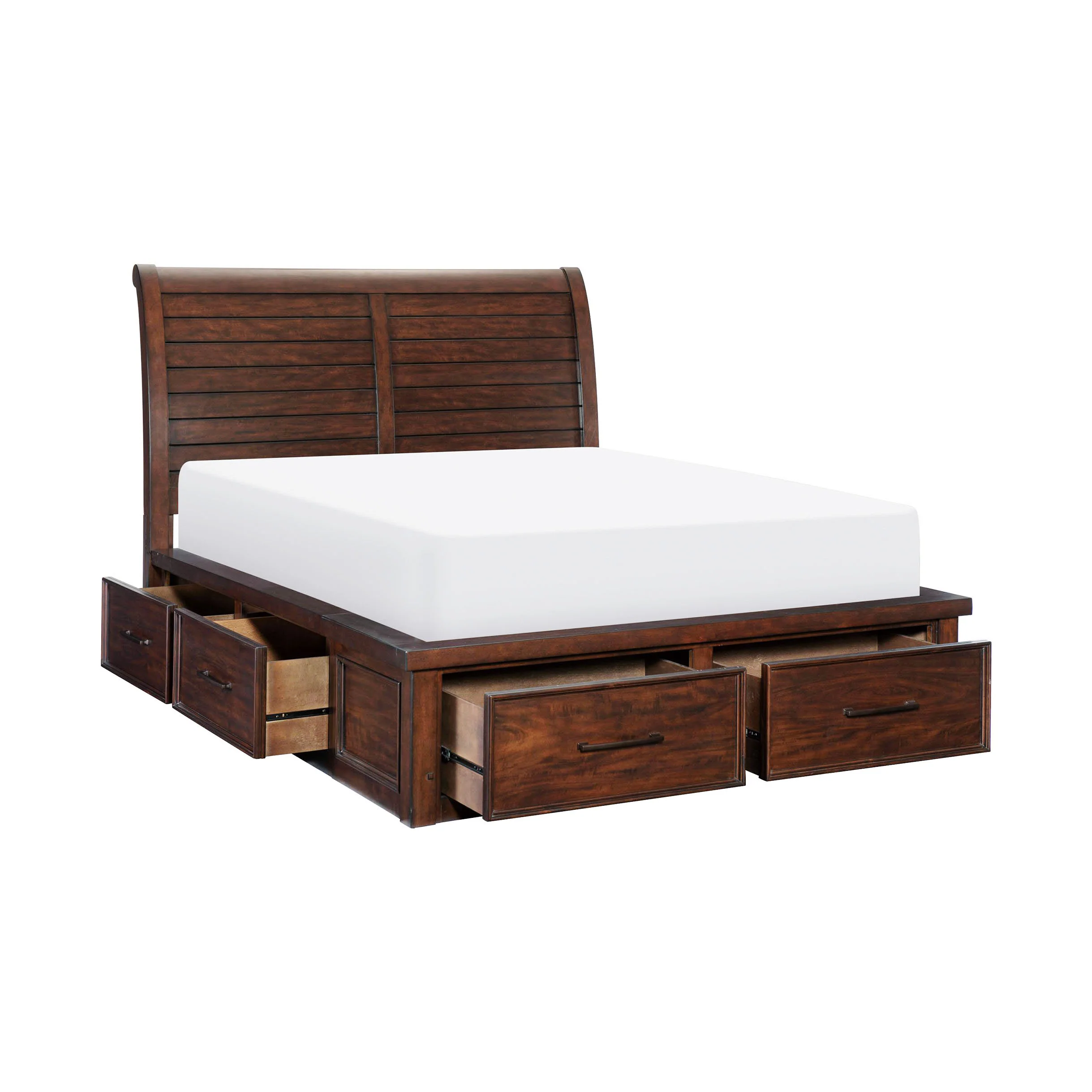 Eden 6-Piece Queen Storage Bedroom Package - Dark Brown - Image 5
