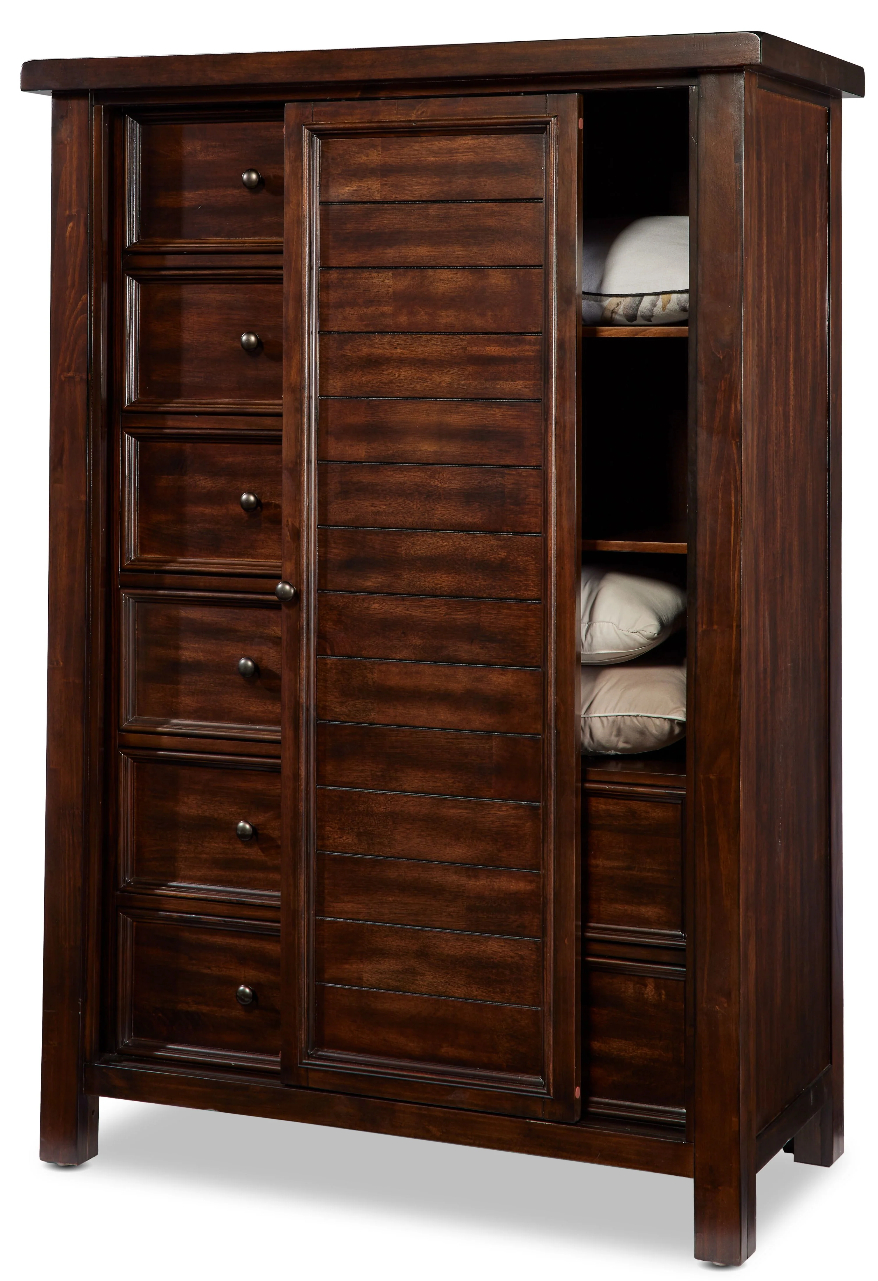 Eden Wardrobe- Dark Brown - Image 4