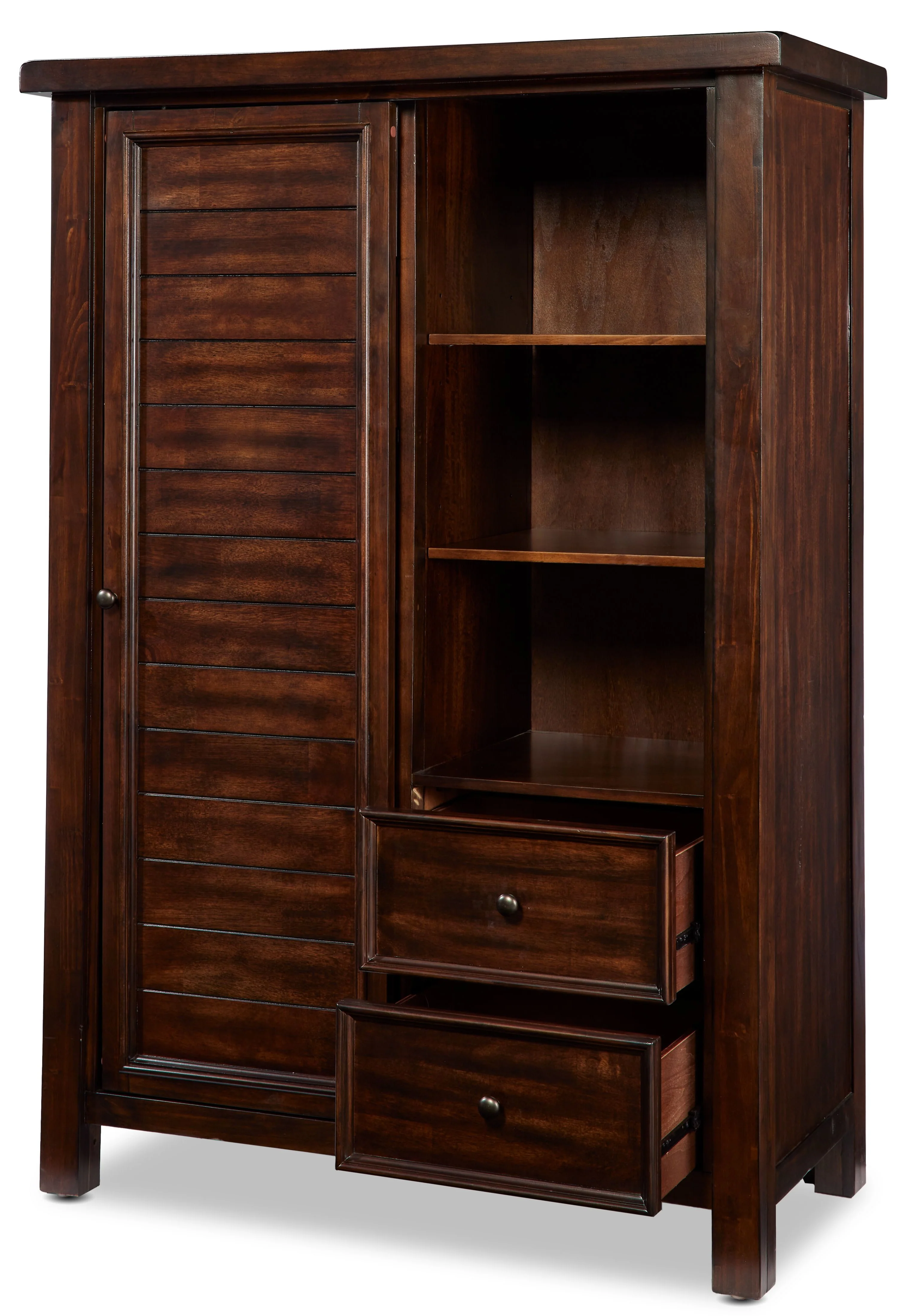 Eden Wardrobe- Dark Brown - Image 8