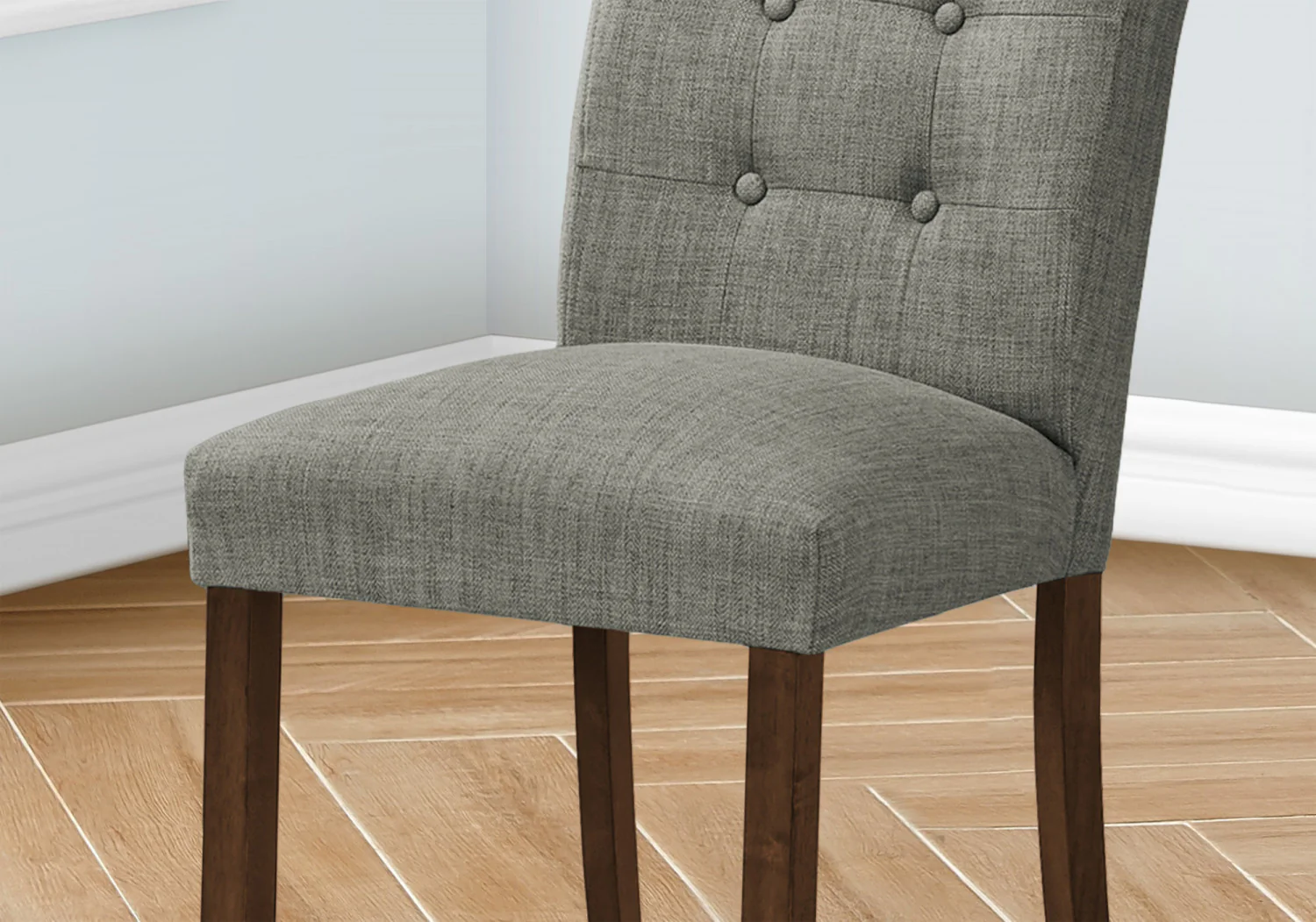 Edwin Dining Chair - Grey - Set Of Two - Image 4