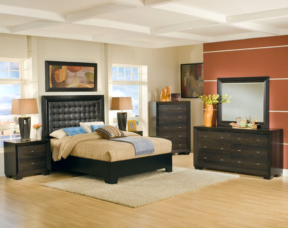 Einstein Queen Bed - Dark Brown - Image 2