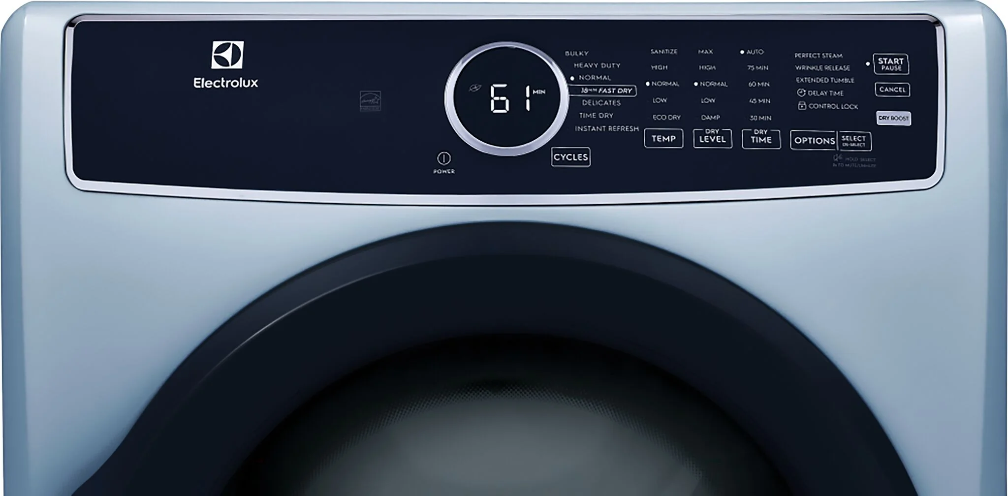Electrolux Glacier Blue Front Load Perfect Steam™ Gas Dryer with Instant Refresh (8.0 Cu. Ft.) - ELFG7437AG - Image 4