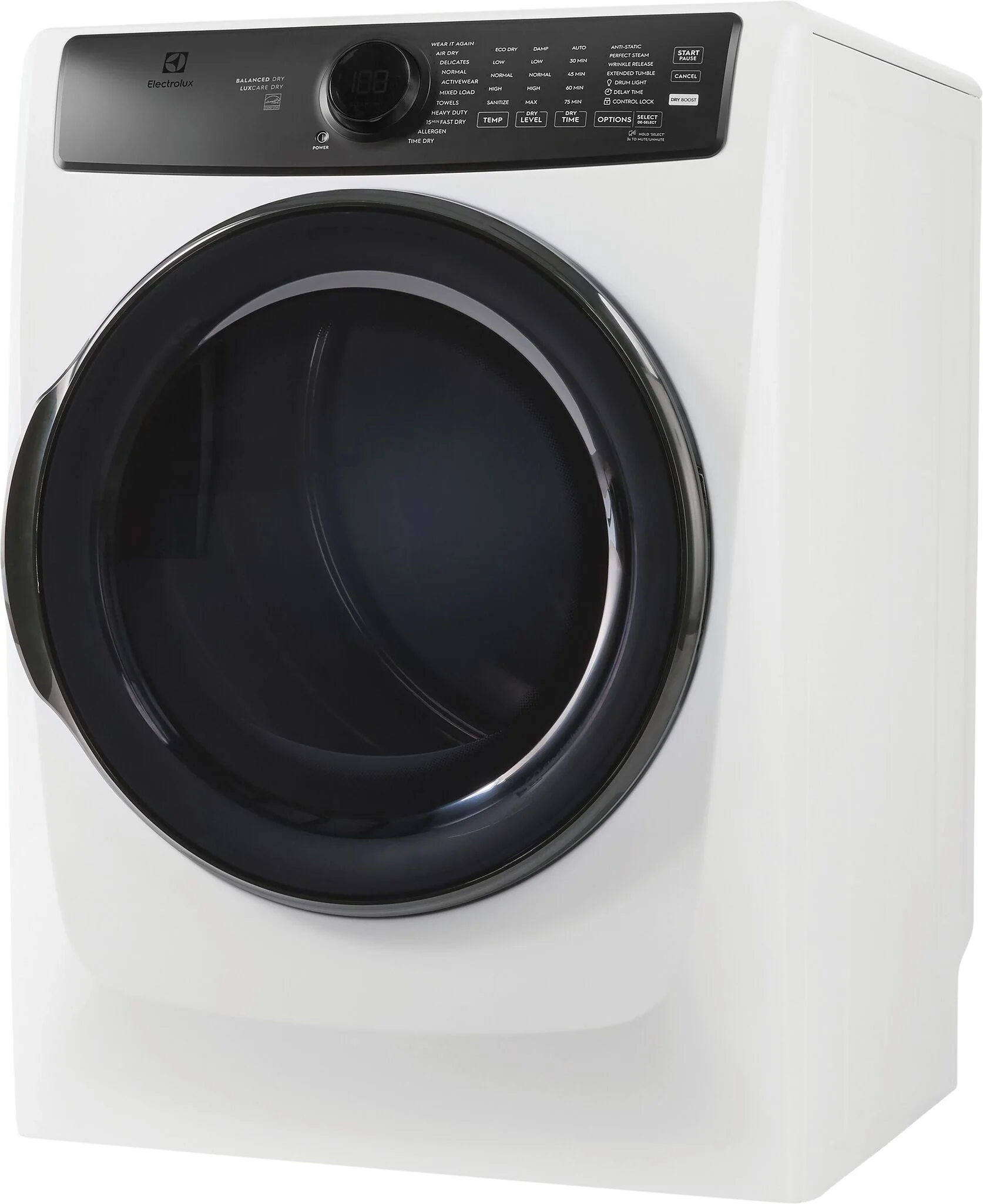 Electrolux Matte White Front Load Perfect Steam™ Electric Dryer with Balanced Dry™ and Instant Refresh (8.0 Cu. Ft.) - ELFE773CMW - Image 2