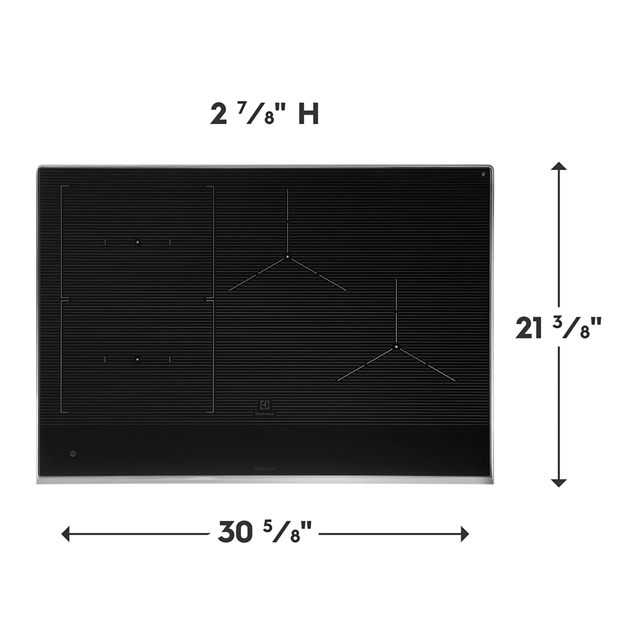 Electrolux Stainless Steel 30" Induction Cooktop - ECCI3068AS - Image 2