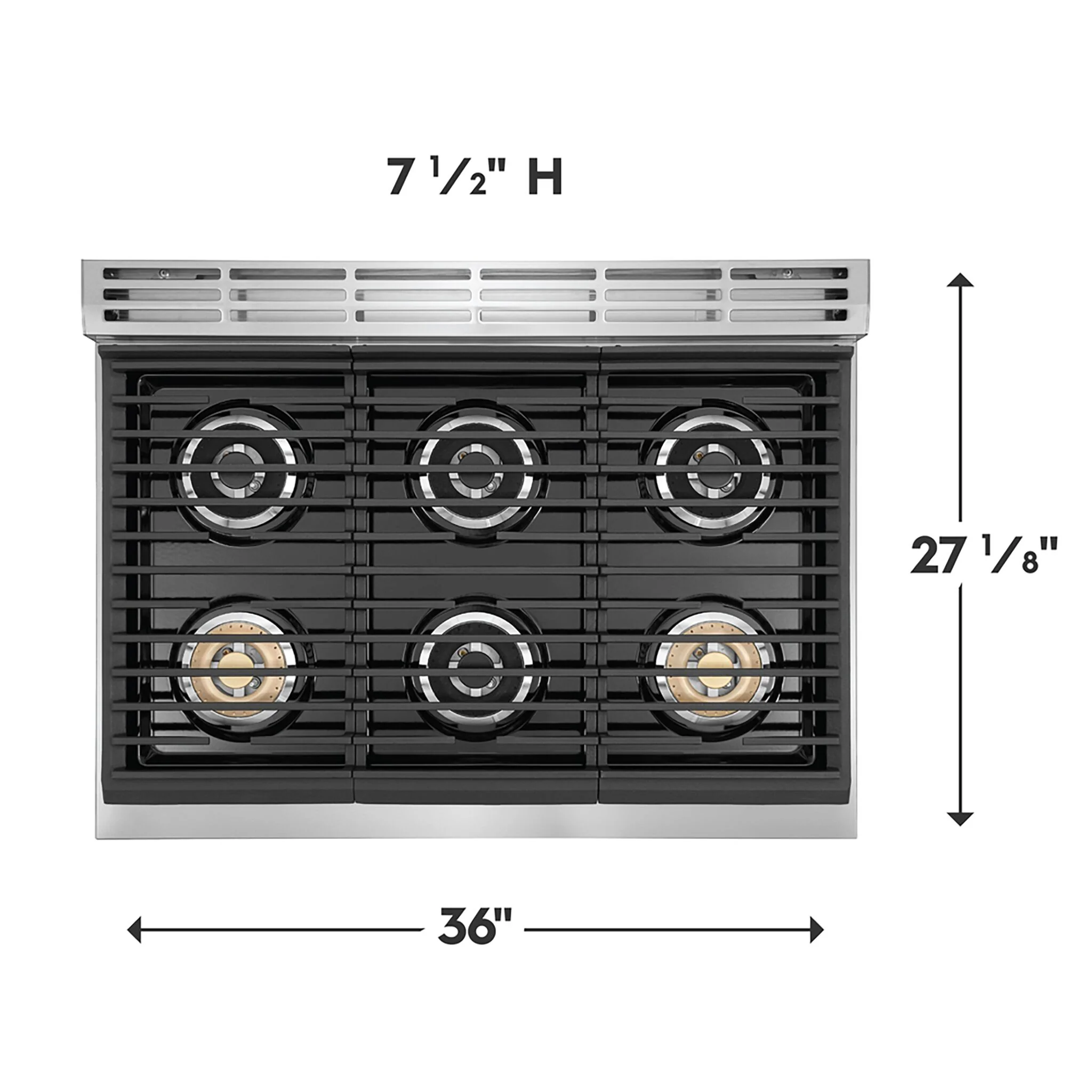 Electrolux Stainless Steel 36" Gas Cooktop - ECCG3672AS - Image 3