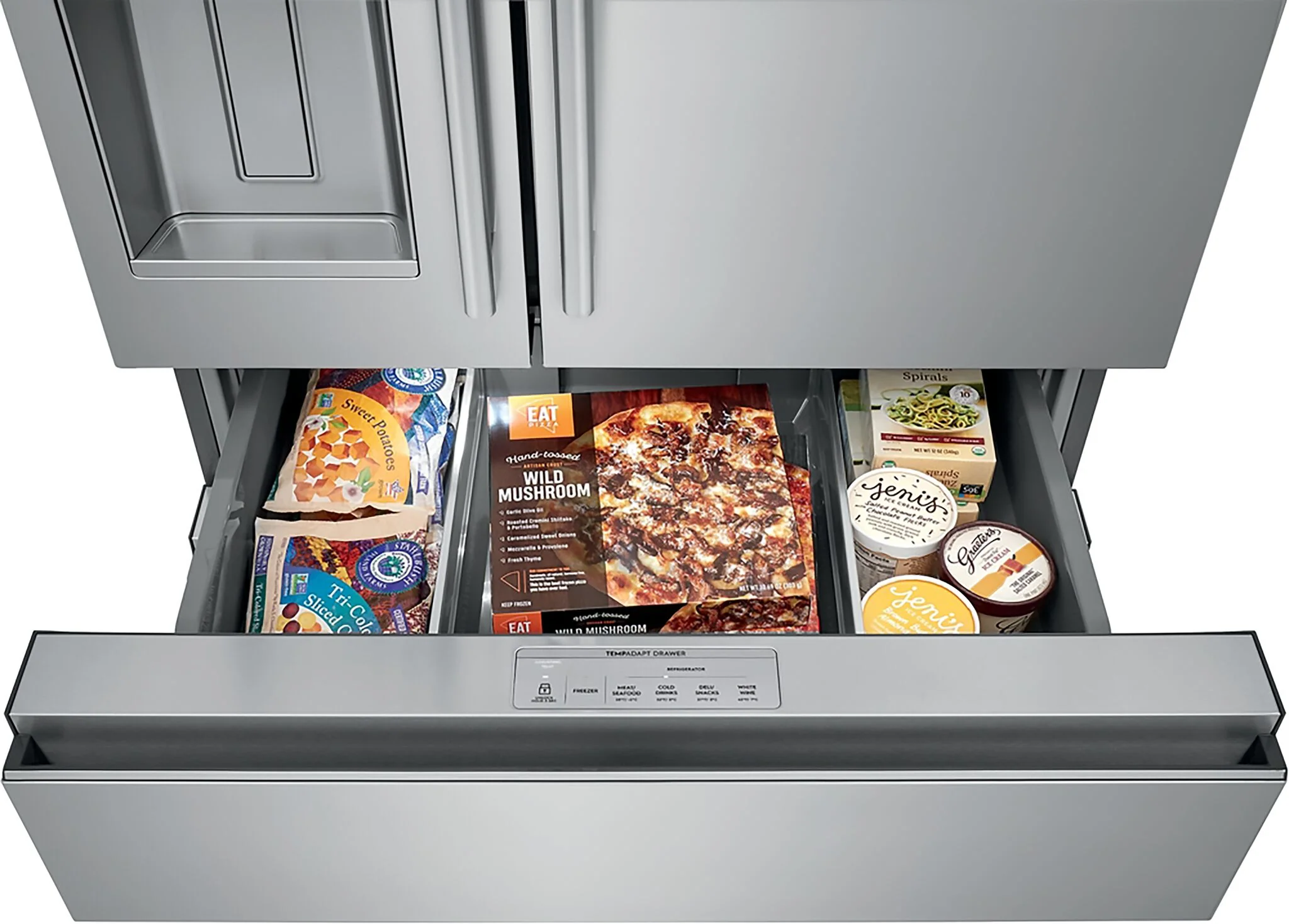 Electrolux 36" 21.4 Cu. Ft. Stainless Steel 4-Door French Door Refrigerator - ERMC2295AS - Image 3