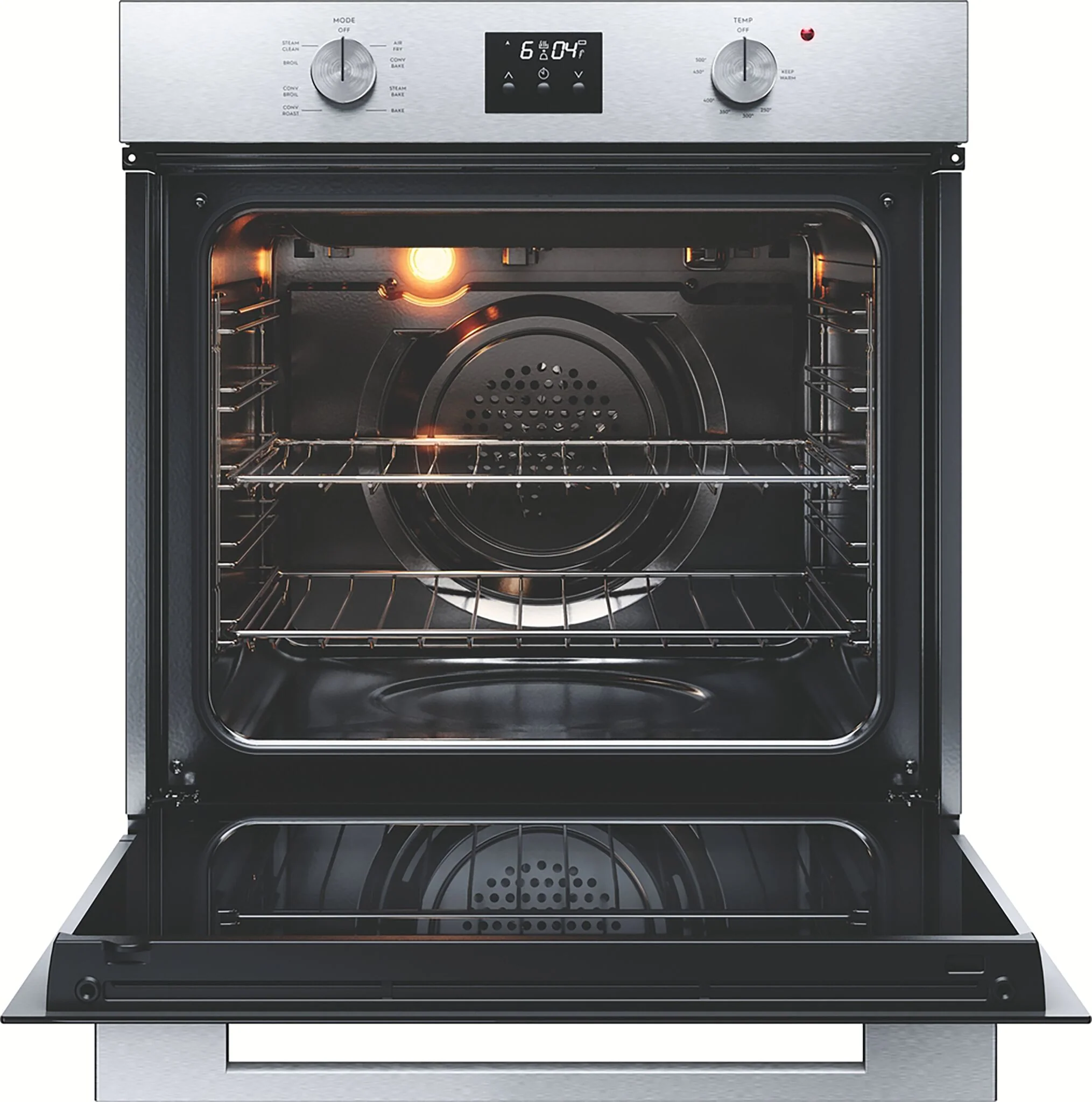 Electrolux Stainless Steel Electric Convection Wall Oven with Air Fry (2.8 Cu. Ft.) - ECWS243CAS - Image 2
