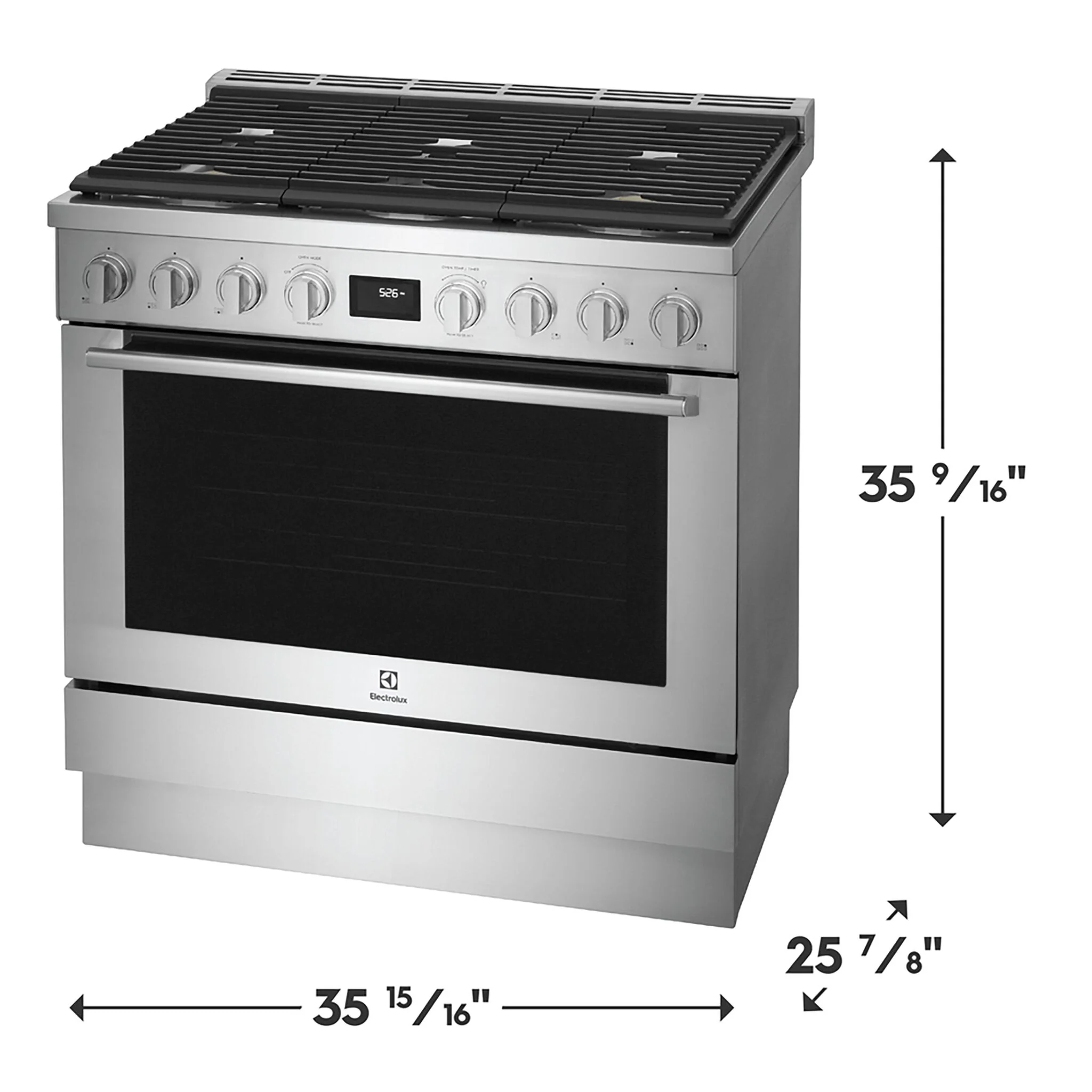 Electrolux Stainless Steel Freestanding Dual-Fuel Range (4.4 Cu. Ft.) - ECFD3668AS - Image 3