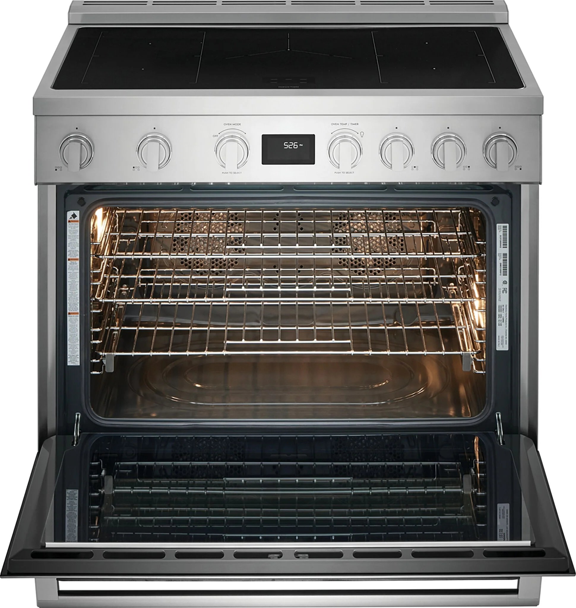Electrolux Stainless Steel Freestanding Induction Range (4.4 Cu. Ft.) - ECFI3668AS - Image 2