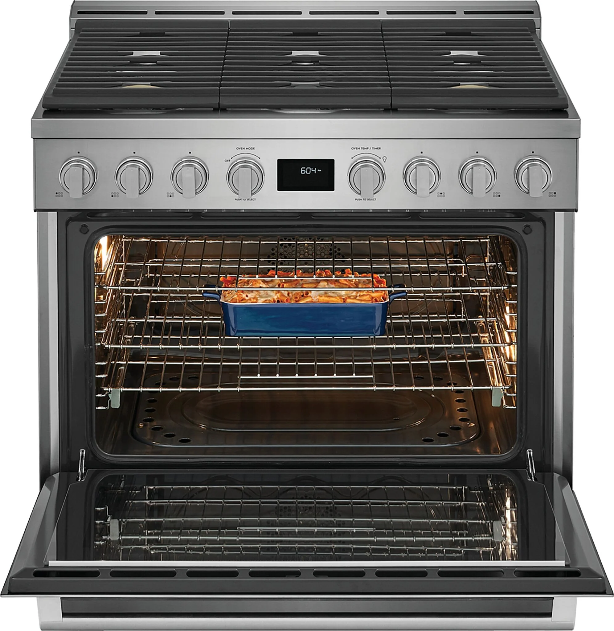 Electrolux Stainless Steel Front Control Freestanding Gas Range (4.4 Cu. Ft.) - ECFG3668AS - Image 2