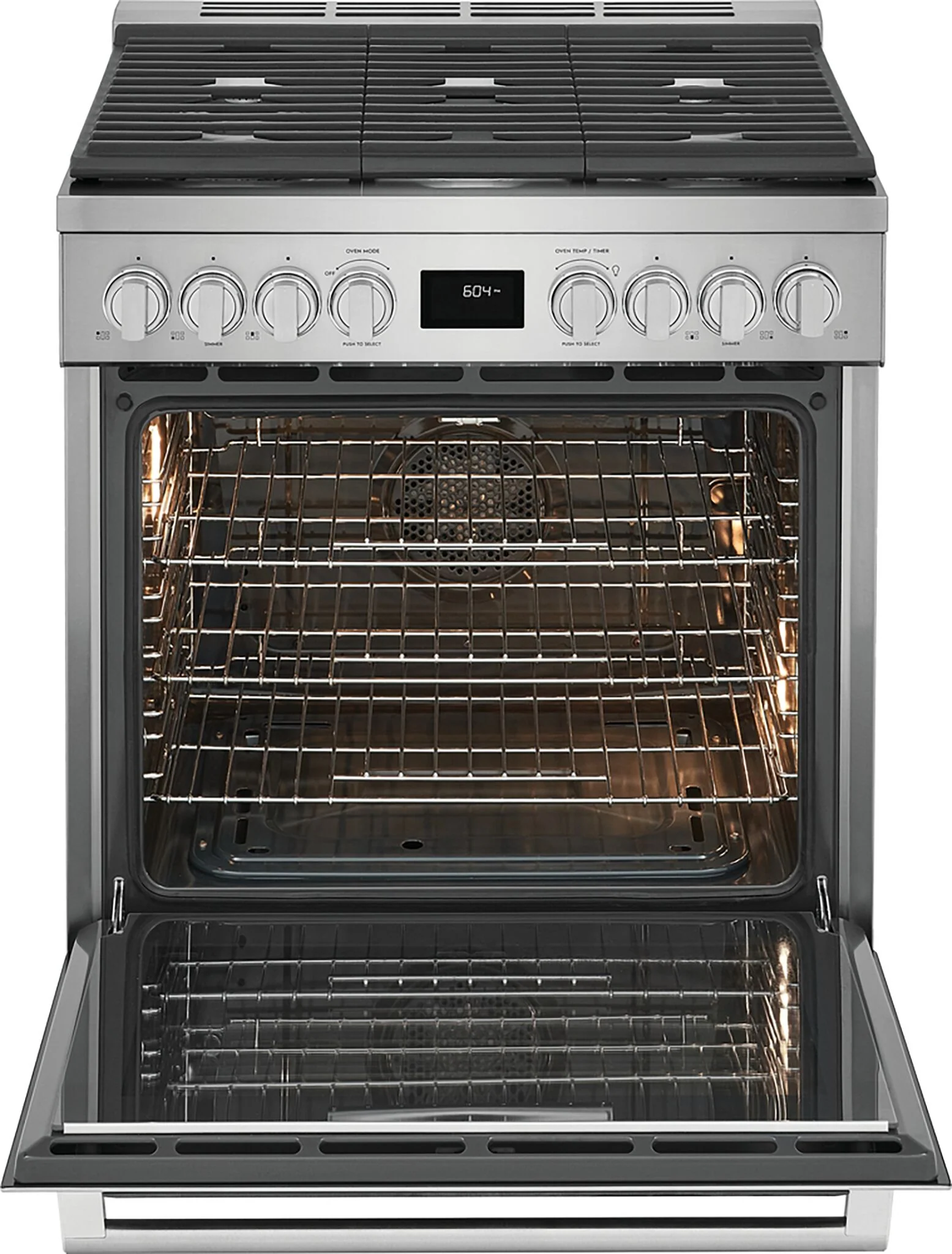Electrolux Stainless Steel Front Control Freestanding Gas Range (4.5 Cu. Ft.) - ECFG3068AS - Image 2