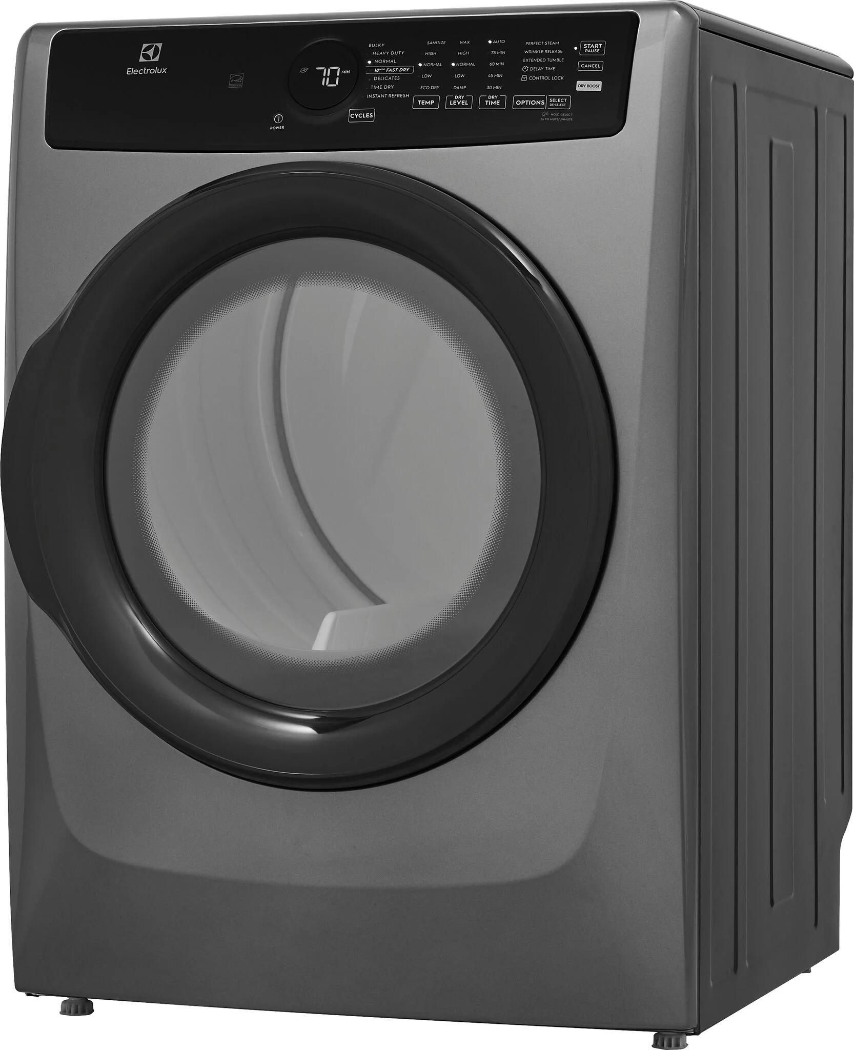 Electrolux Titanium Front Load Perfect Steam™ Electric Dryer with Instant Refresh (8.0 Cu. Ft) - ELFE743CAT - Image 2
