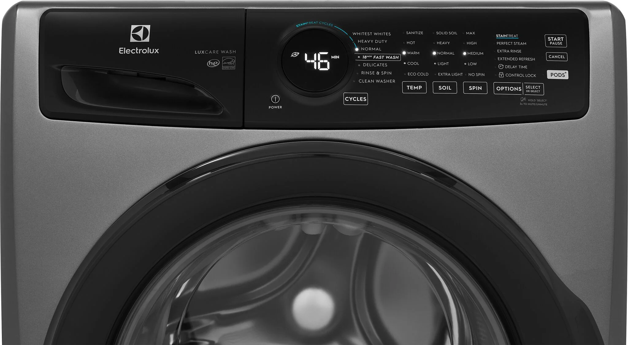 Electrolux Titanium Front Load Perfect Steam™ Washer with LuxCare® Wash (5.2 Cu.Ft.) - ELFW7437AT - Image 5