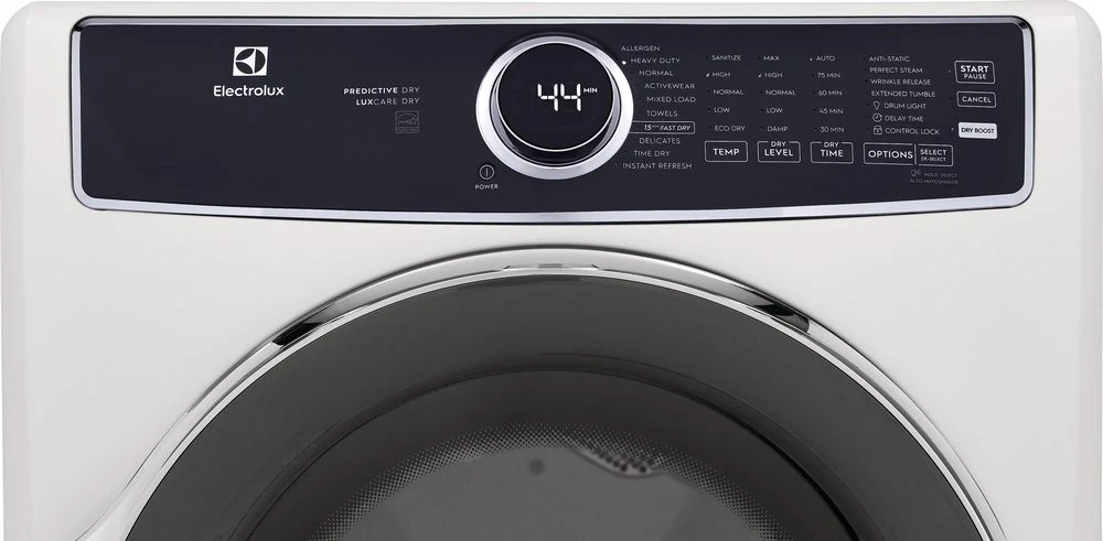 Electrolux White Front Load Gas Steam Dryer (8.0 Cu. Ft.) - ELFG7537AW - Image 3