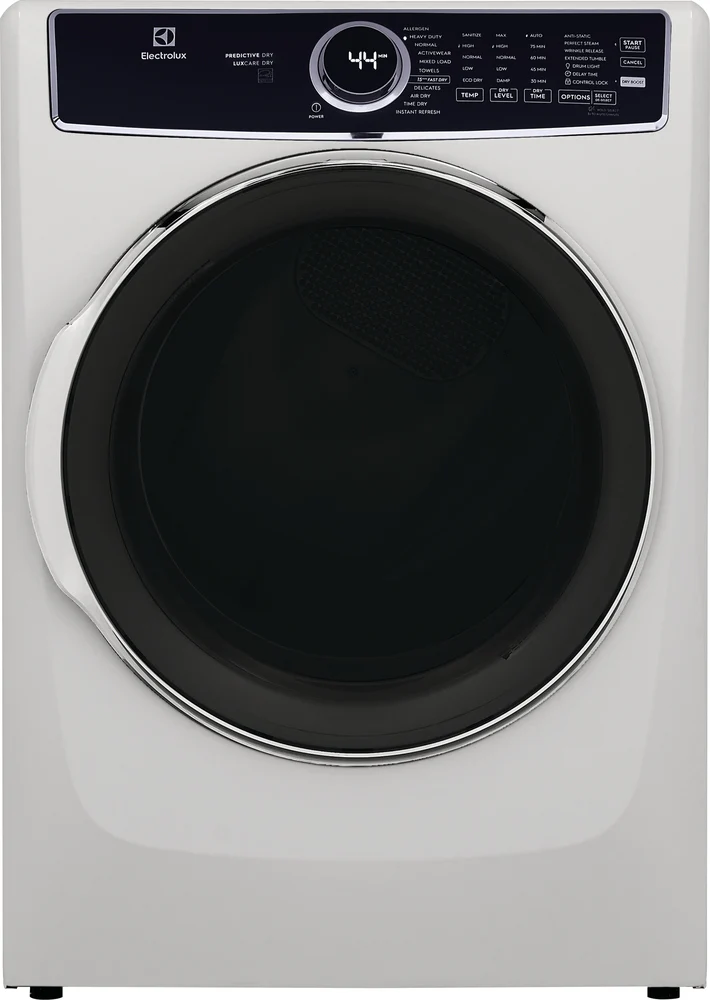 Electrolux White Front Load Gas Steam Dryer (8.0 Cu. Ft.) - ELFG7637AW - Image 2