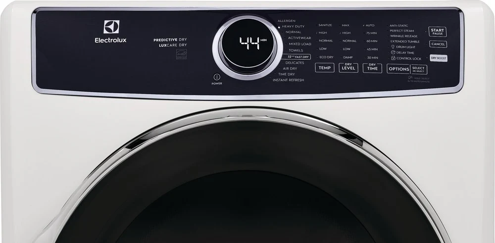 Electrolux White Front Load Gas Steam Dryer (8.0 Cu. Ft.) - ELFG7637AW - Image 3