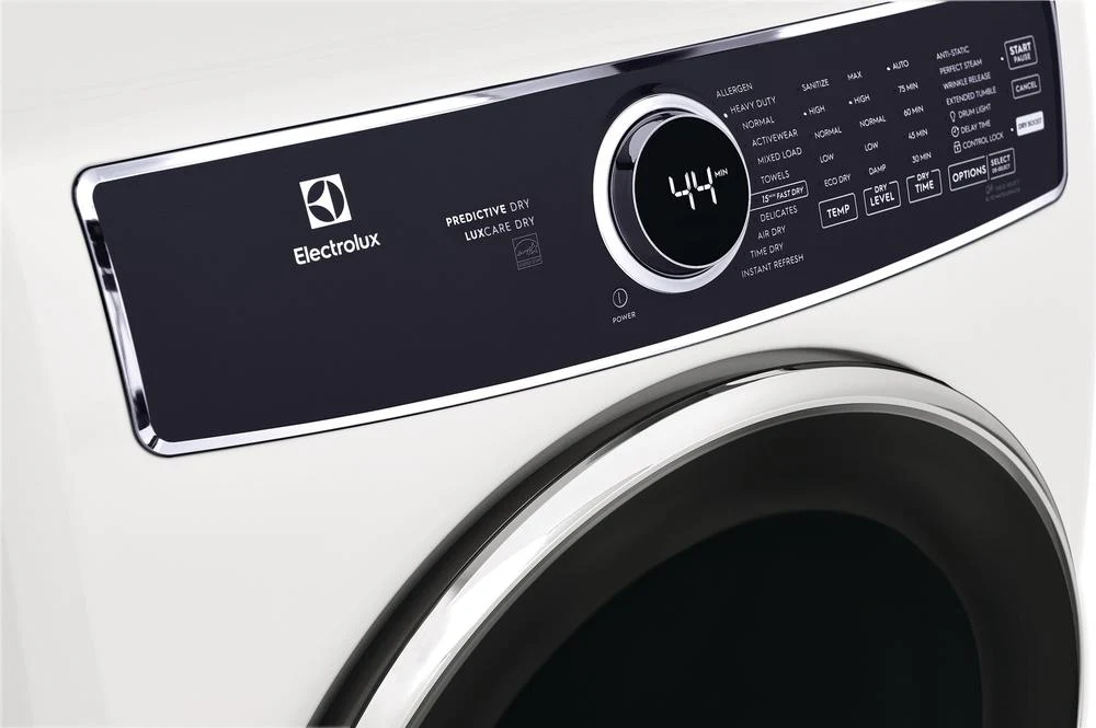 Electrolux White Front Load Gas Steam Dryer (8.0 Cu. Ft.) - ELFG7637AW - Image 4
