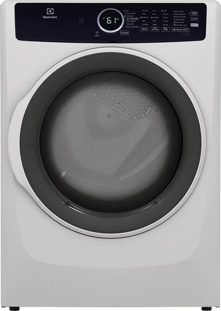 Electrolux White Front Load Steam Electric Dryer (8.0 Cu. Ft.) - ELFE743CAW - Image 3