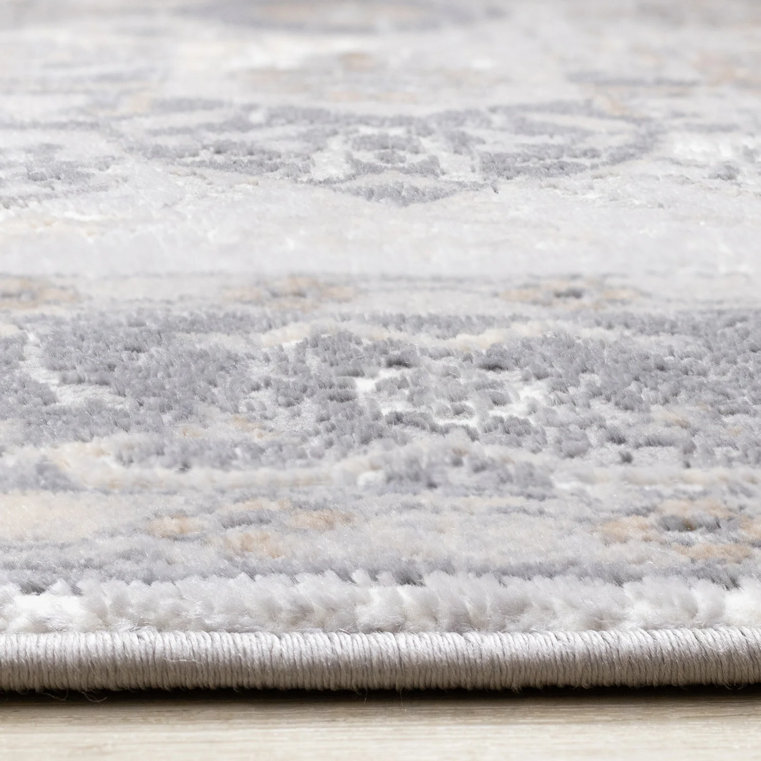 Elegant Traditional Area Rug - 7' X 10' - Grey/Brown - Image 5