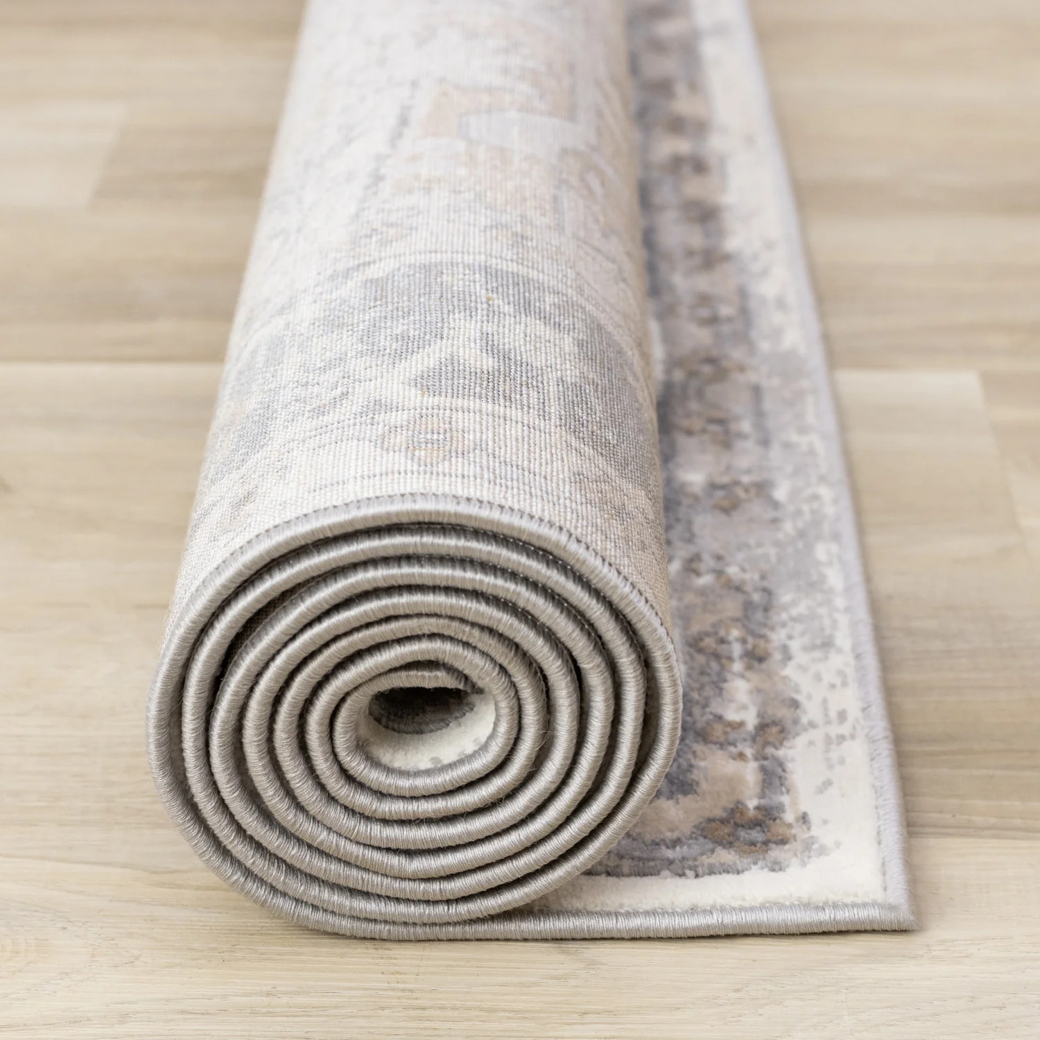 Elegant Traditional Area Rug - 8' X 11' - Grey/Brown - Image 13