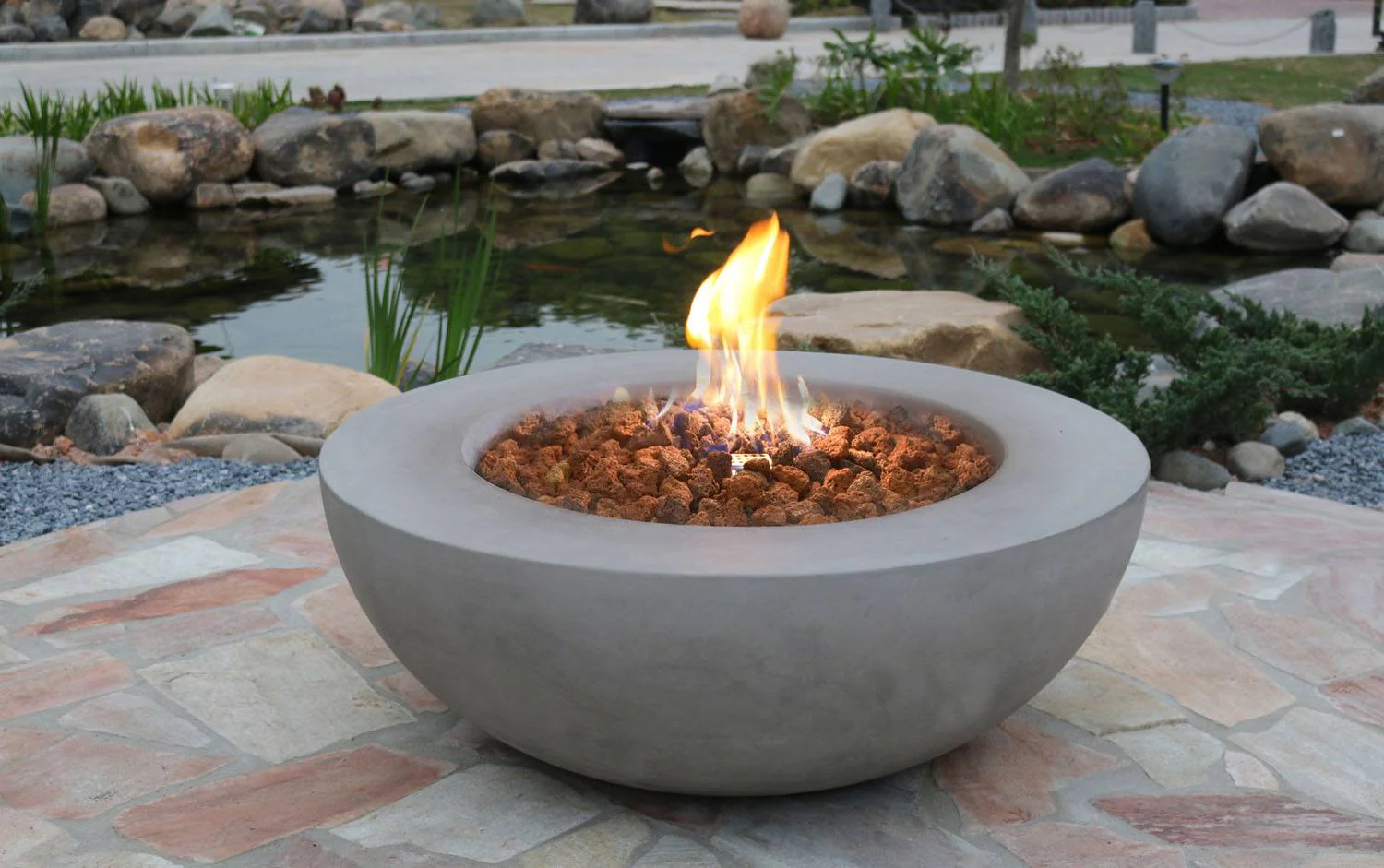 Elementi Luna Bowl Fire Table -  Propane - Image 2