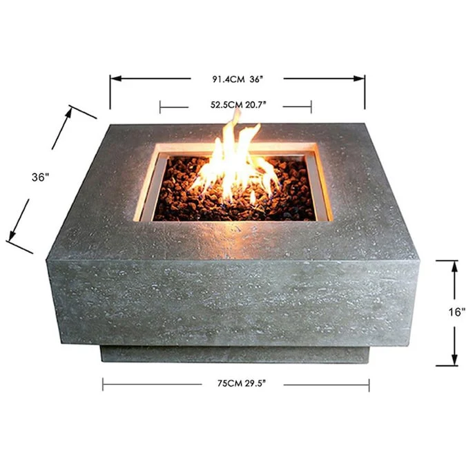 Elementi Manhattan Fire Table -  Propane - Image 3