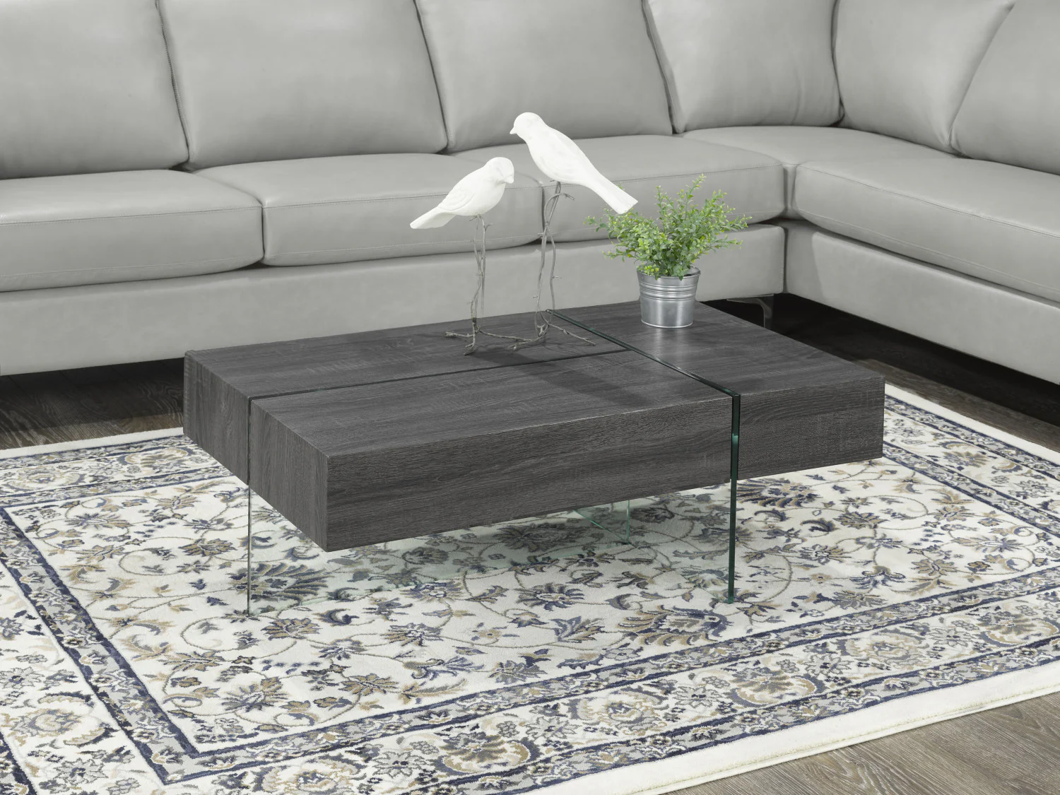 Elexa Coffee Table - Grey - Image 3