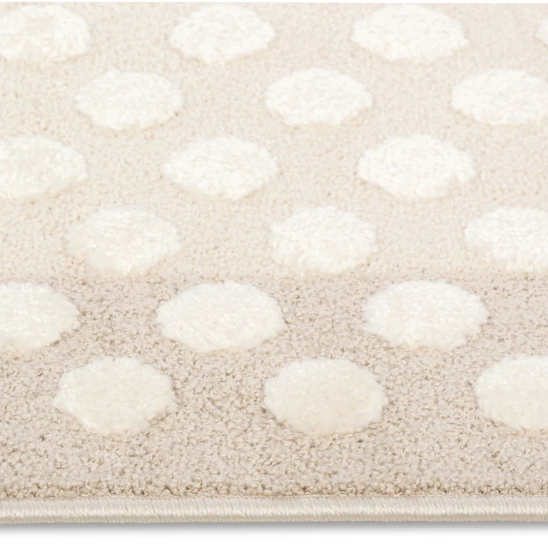 Elio Kids Spots Rug - 5' x 7' - Natural - Image 2