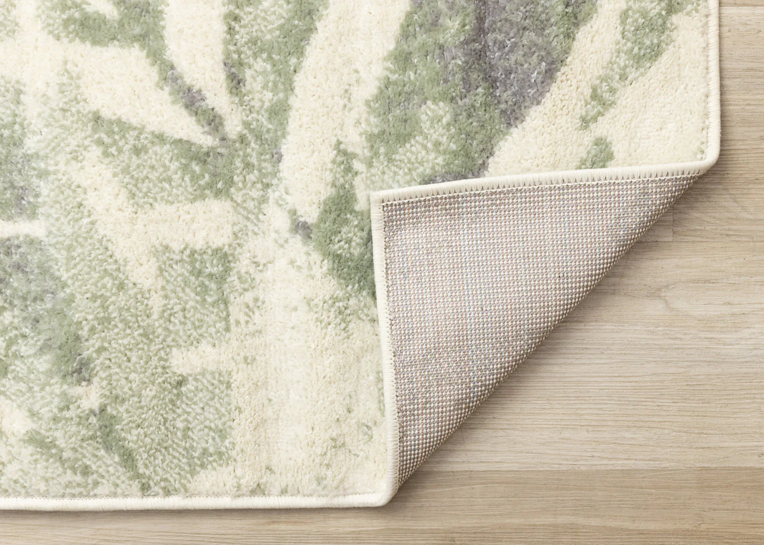 Elise Contemporary Botanical Area Rug - 5' X 8' - Cream/Green - Image 7