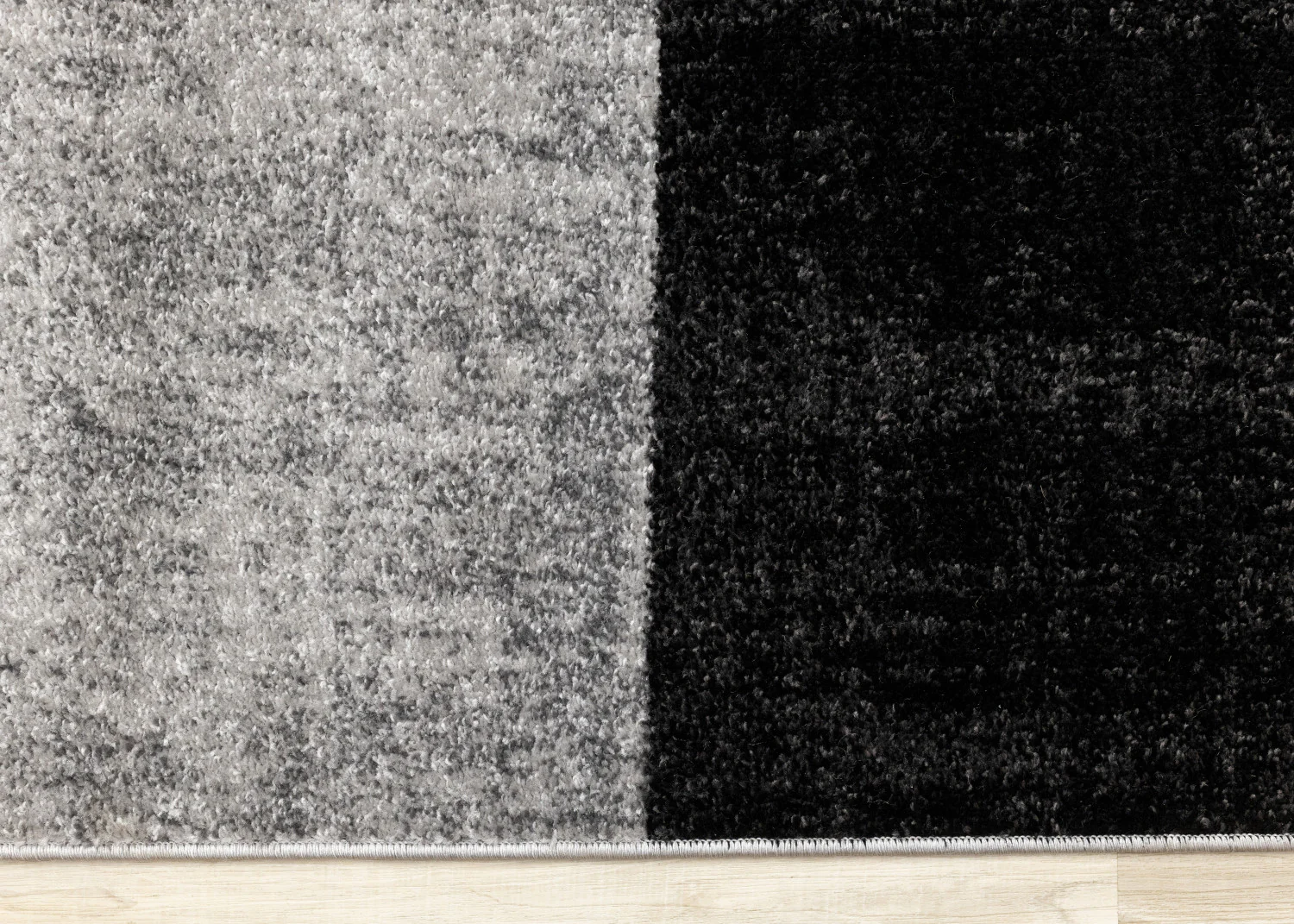 Elise Modern Geometric Area Rug - 5' X 8' - Grey/Black/White - Image 9