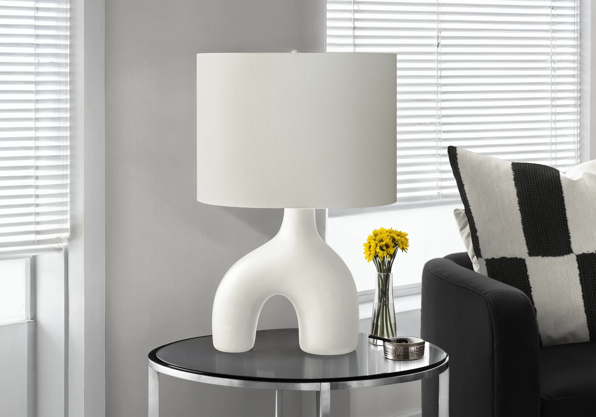 Elm Table Lamp - White - Image 2