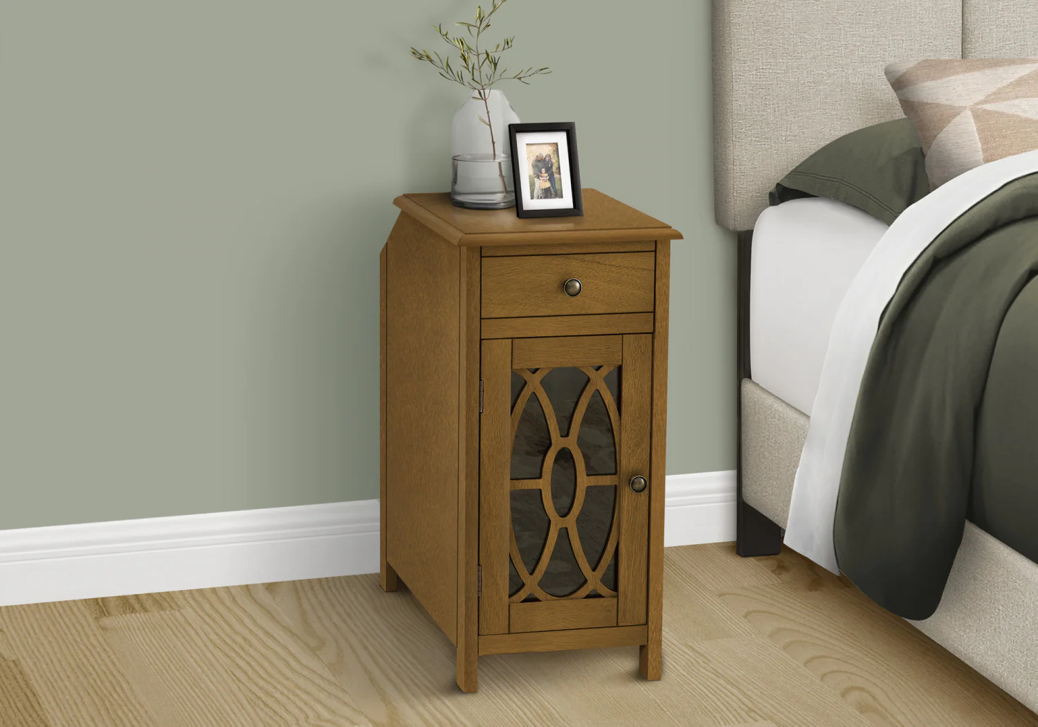 Elric Side Table - Taupe - Image 5