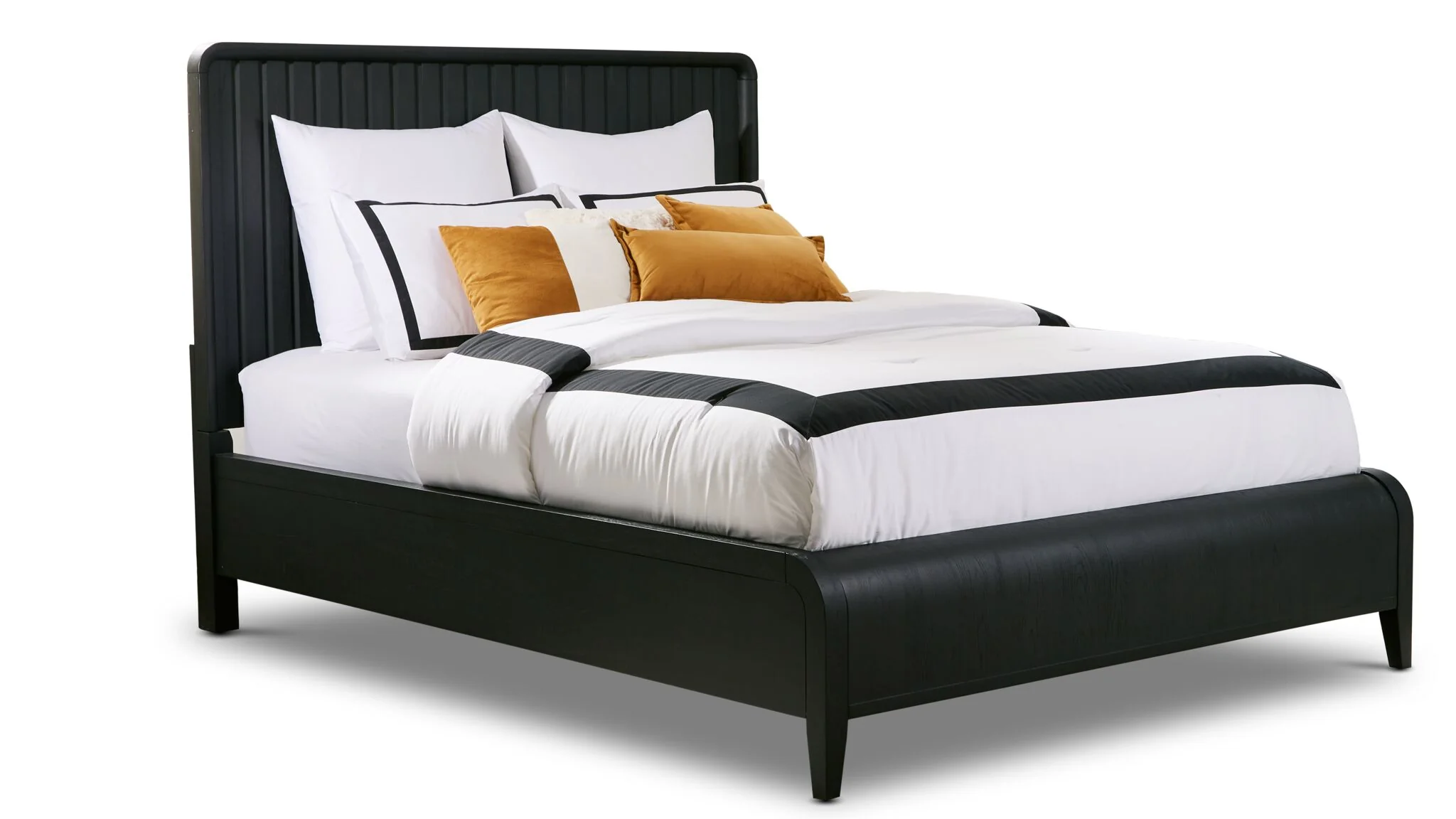 In Harmony - Elure 6 - Piece King Waterfall Panel Bedroom Set - Peppercorn - Image 4