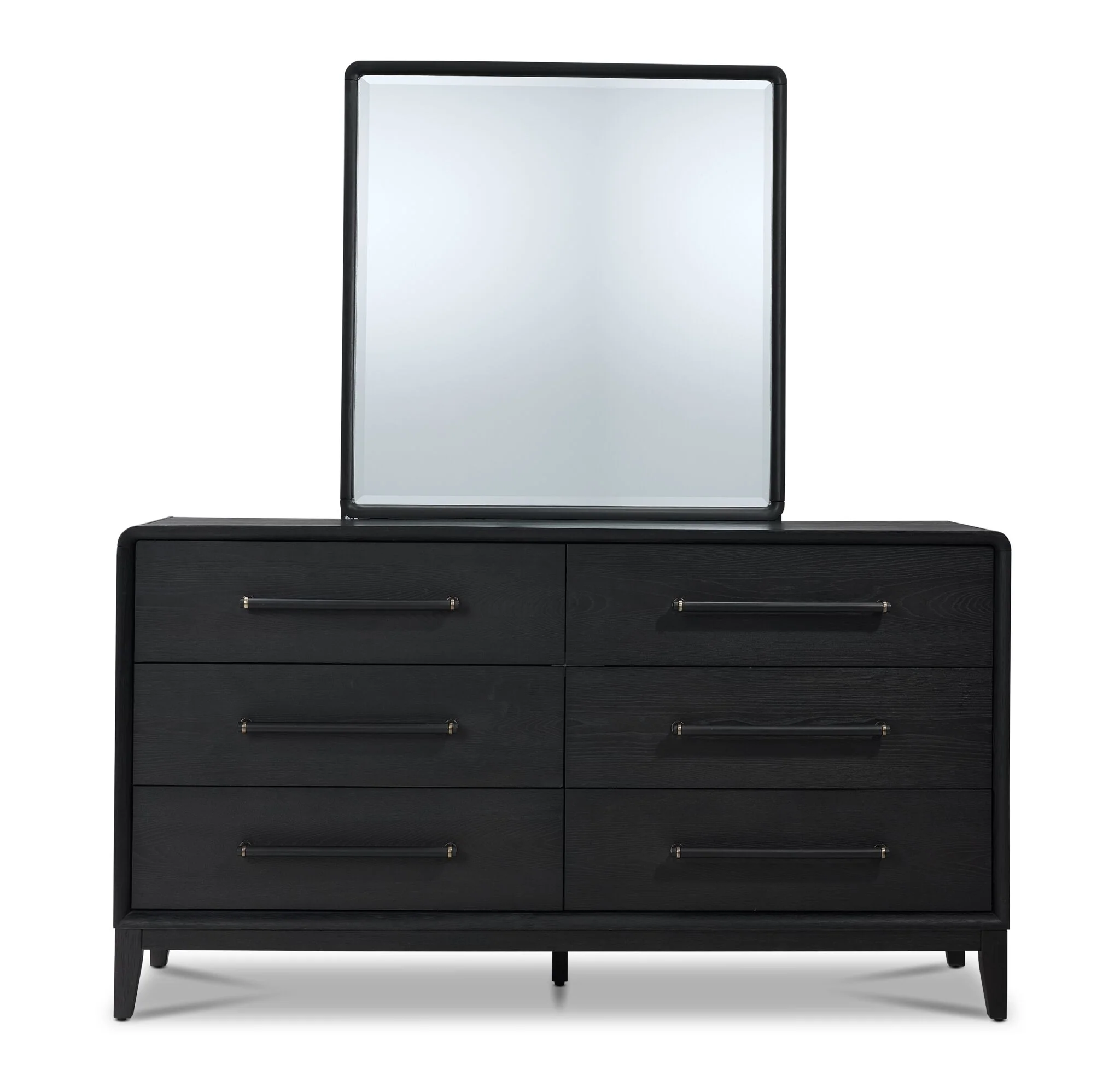 In Harmony - Elure 6 - Piece Queen Waterfall Panel Bedroom Set - Peppercorn - Image 6