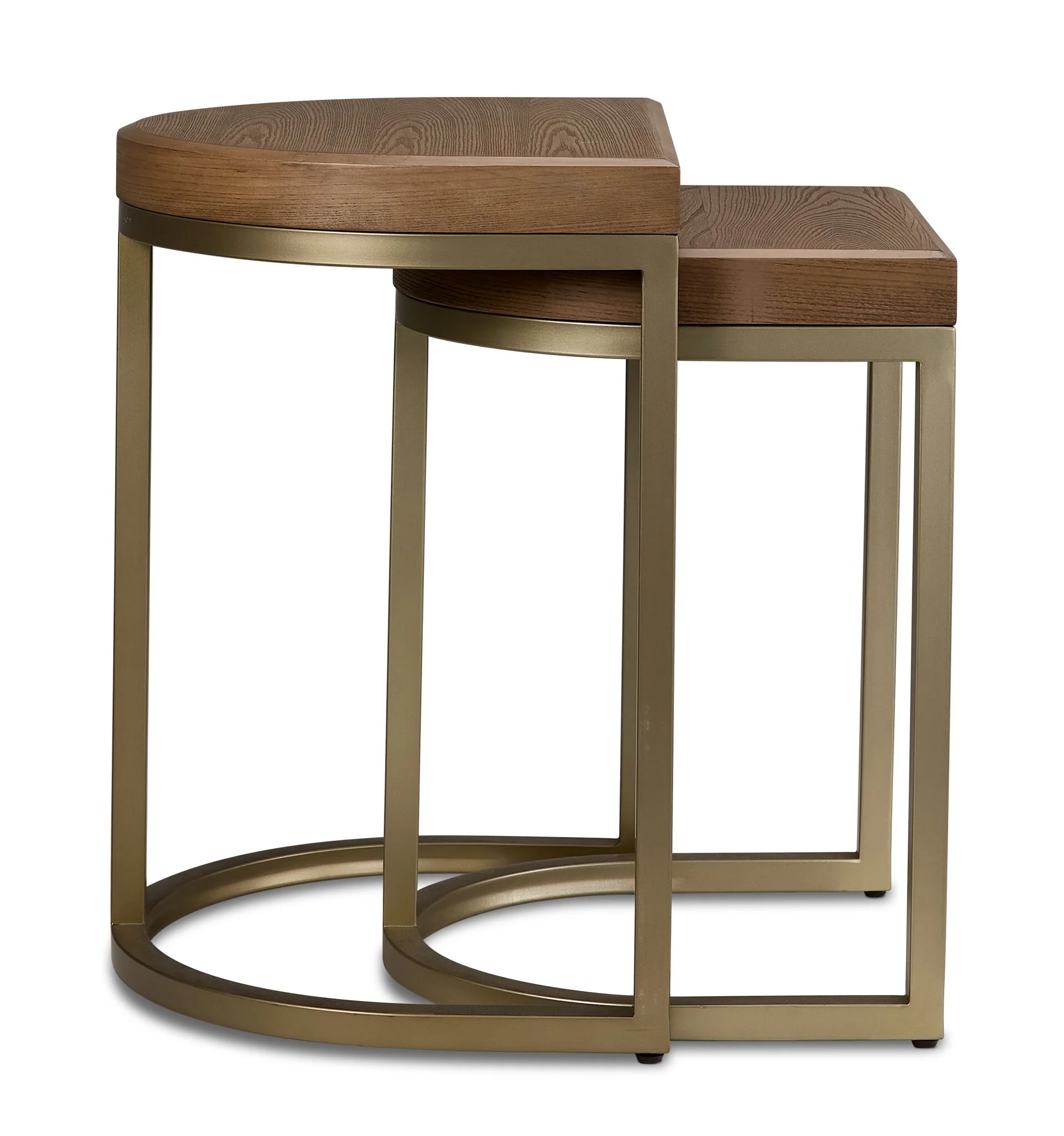 In Harmony - Elure 20" Bridges Nesting Tables - Latte - Image 2