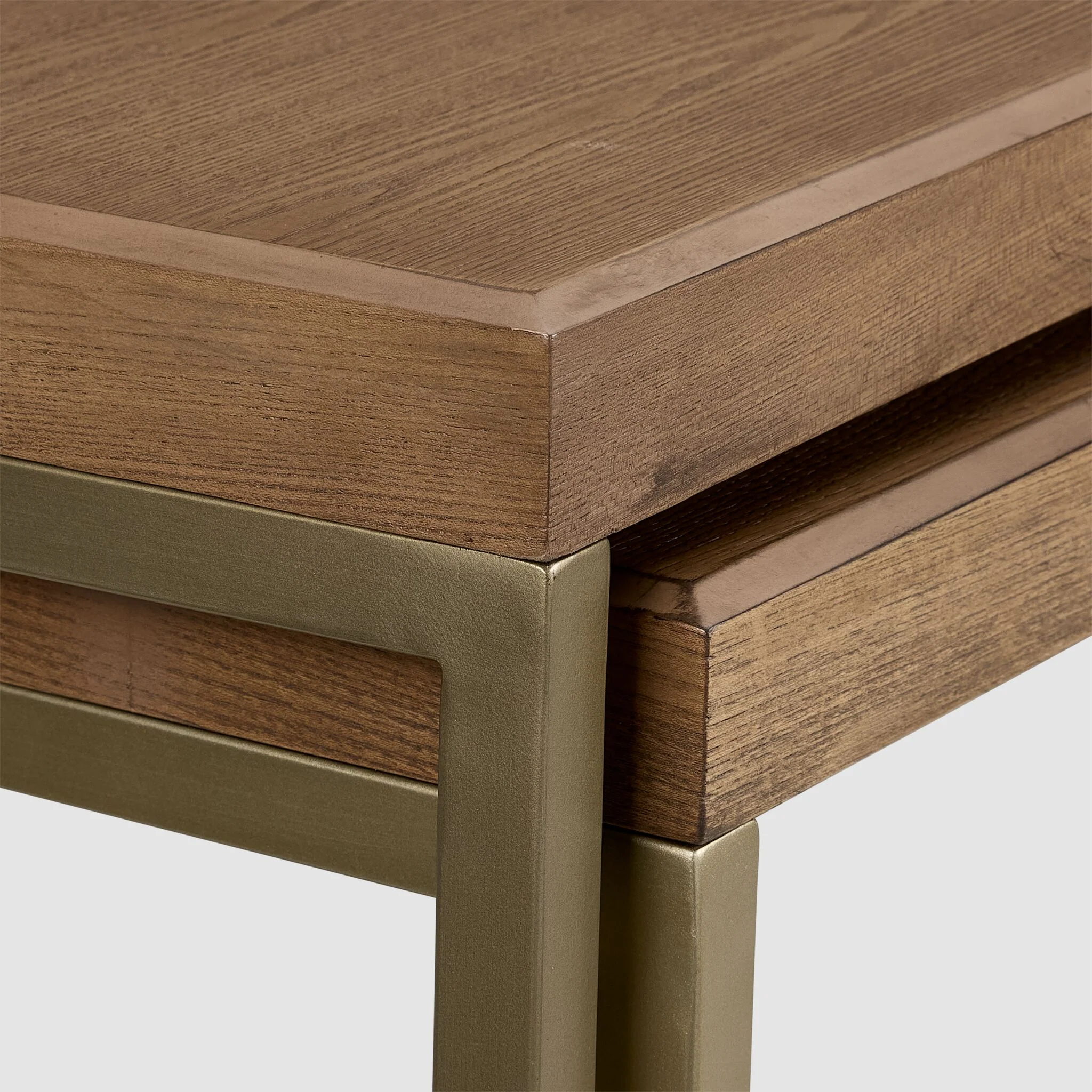 In Harmony - Elure 20" Bridges Nesting Tables - Latte - Image 3