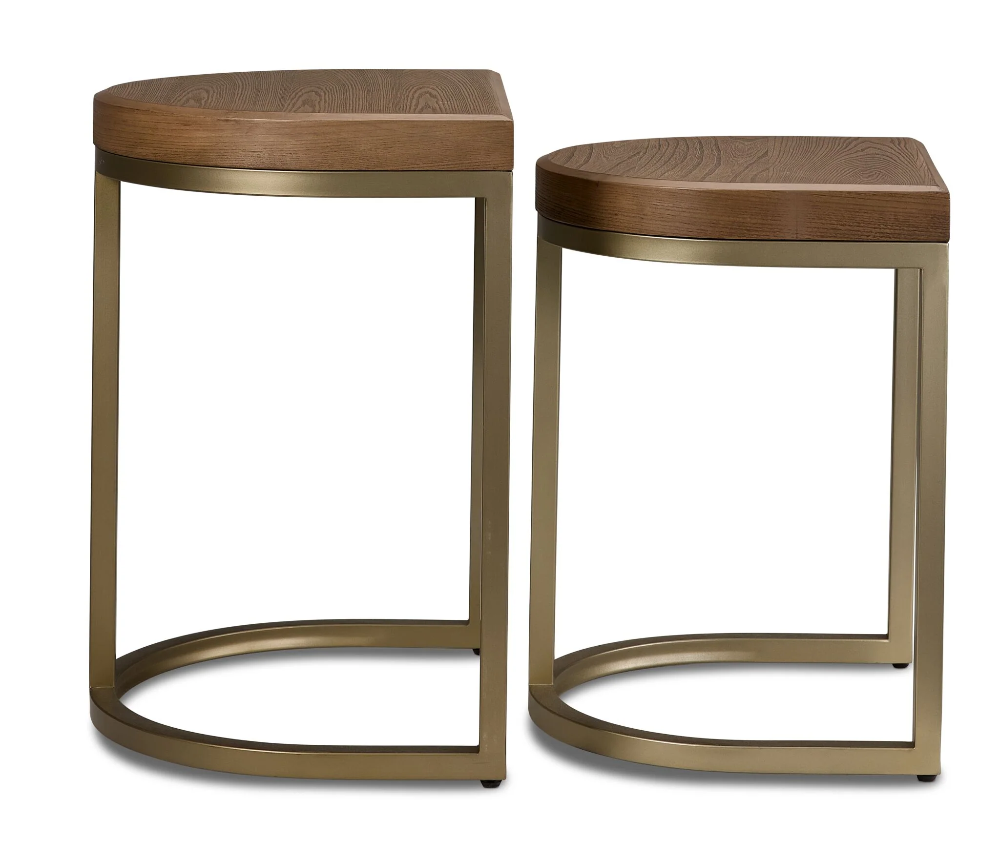 In Harmony - Elure 20" Bridges Nesting Tables - Latte - Image 4