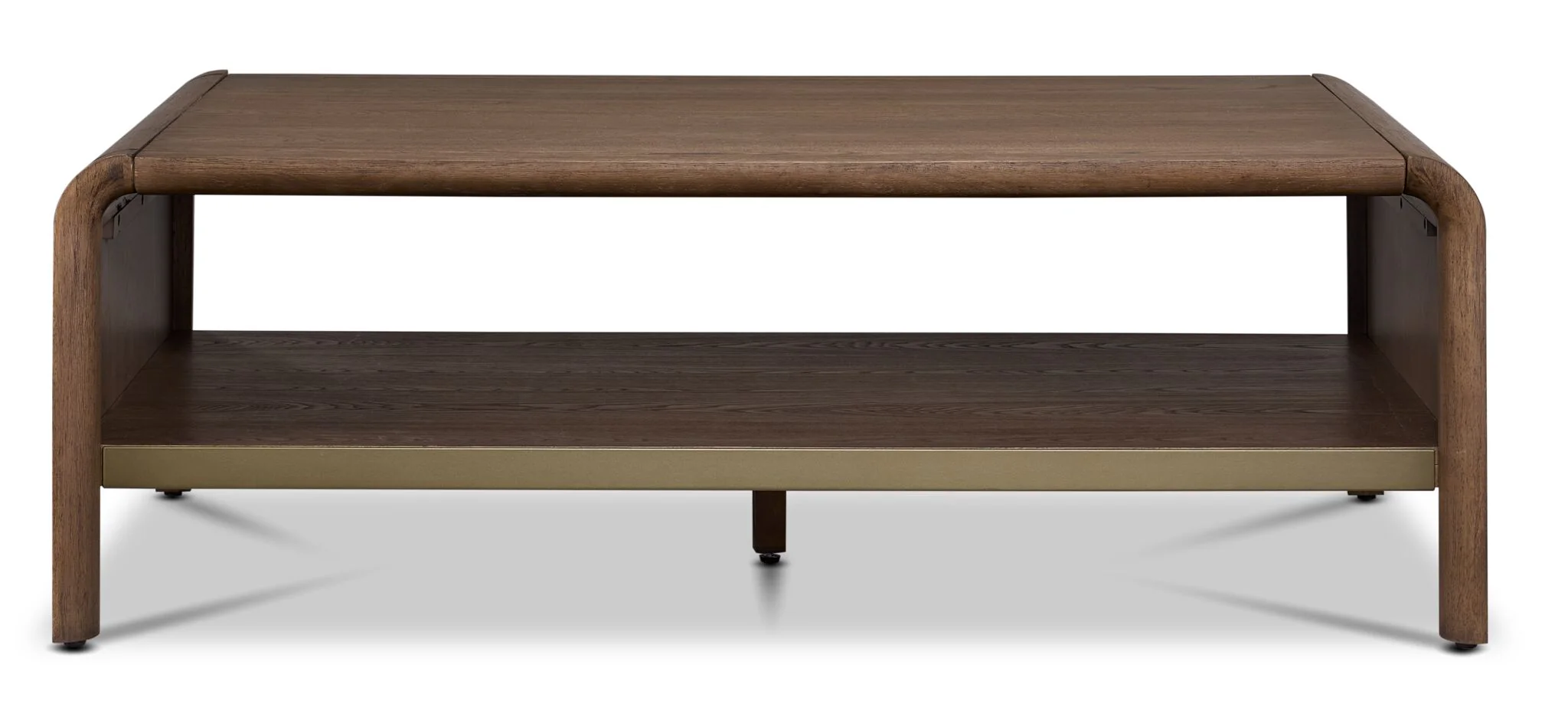 In Harmony - Elure 50" Waterfall Coffee Table - Latte - Image 3