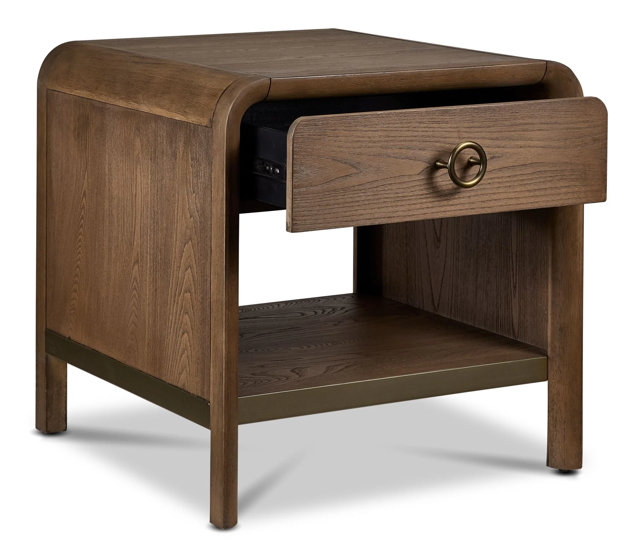 In Harmony - Elure 24" Waterfall End Table - Latte - Image 3