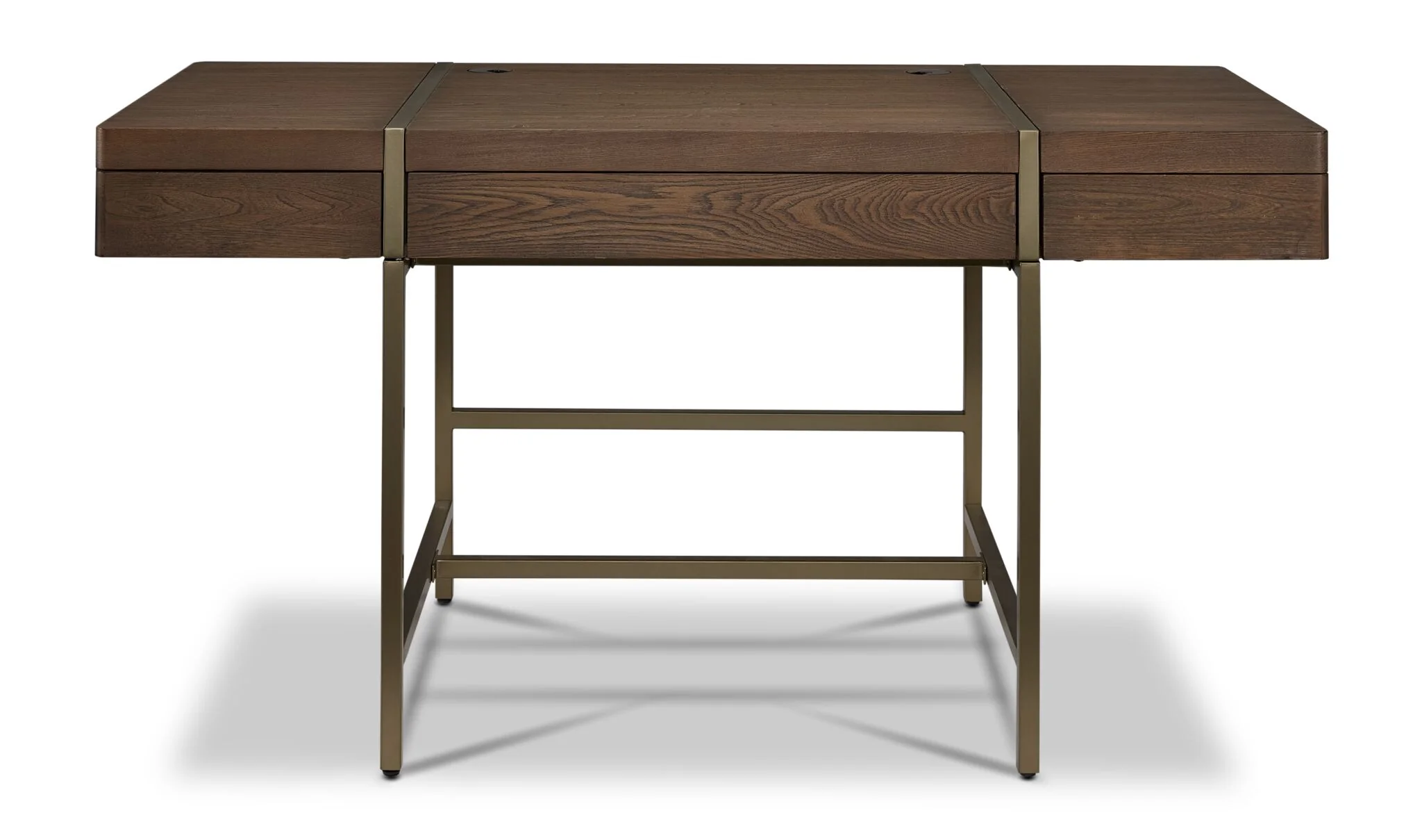 In Harmony - Elure Writing Desk - with USB - Latte - Image 3