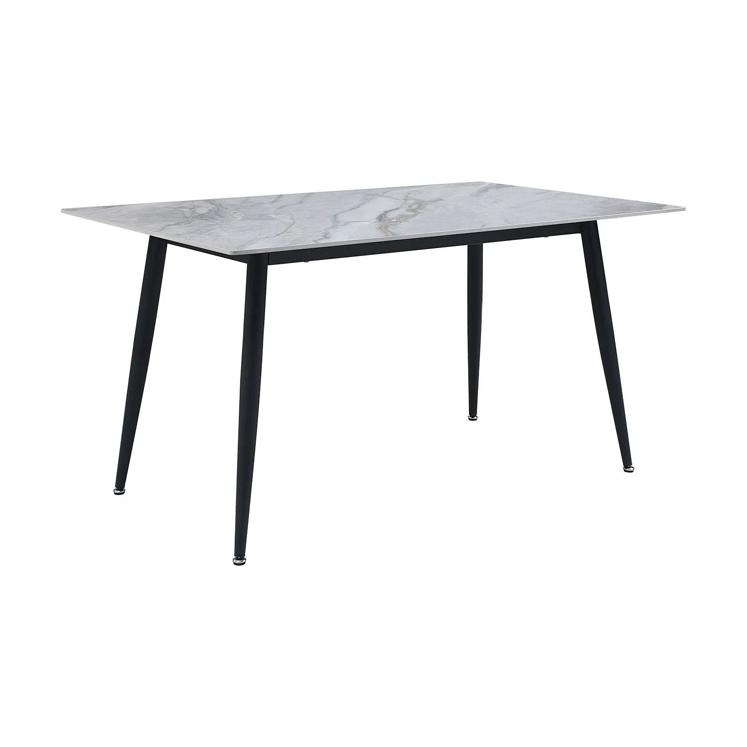 Emberly 7-Piece Sintered Dining Set - Grey, Black - Image 4