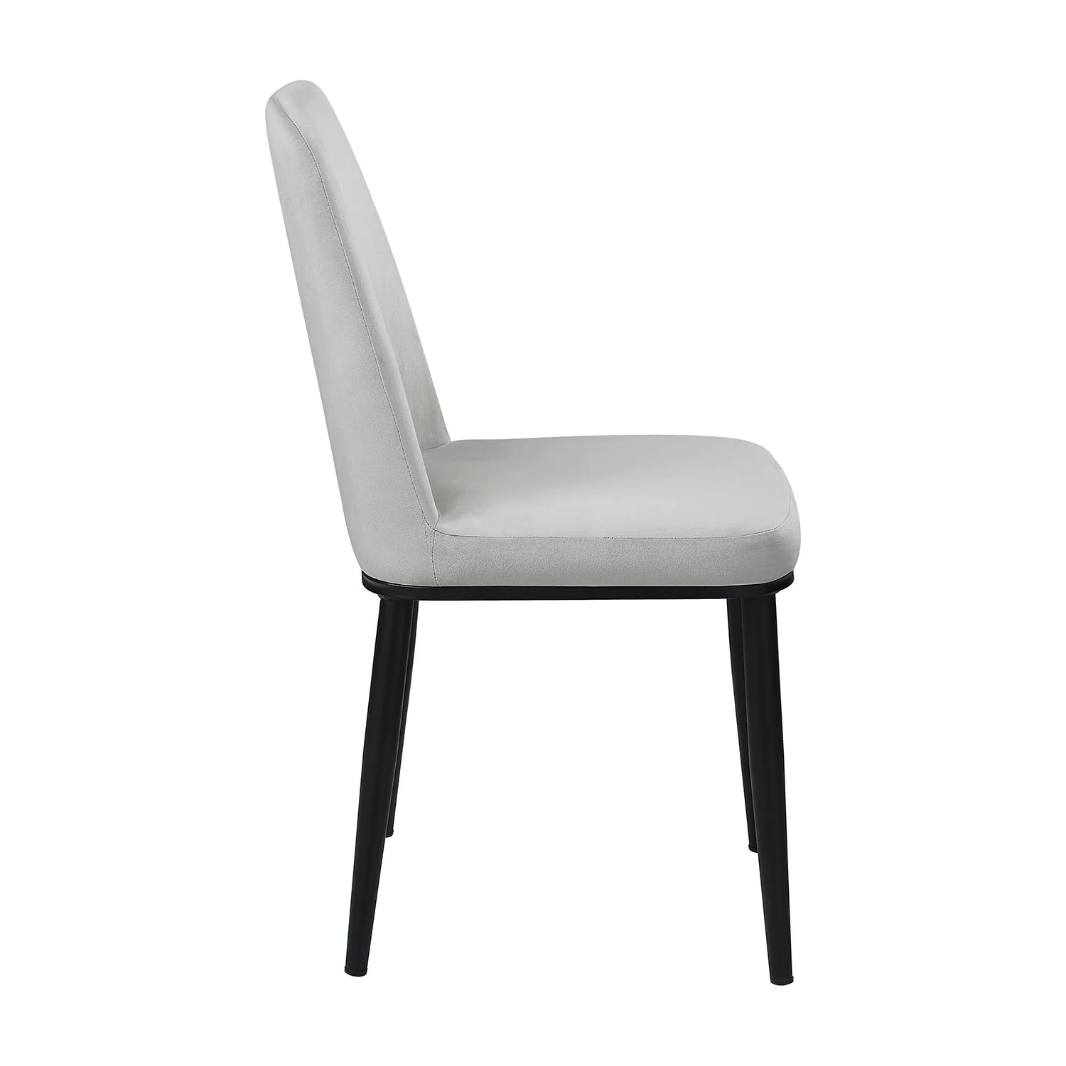 Emberly Dining Chair - Beige, Black - Image 4