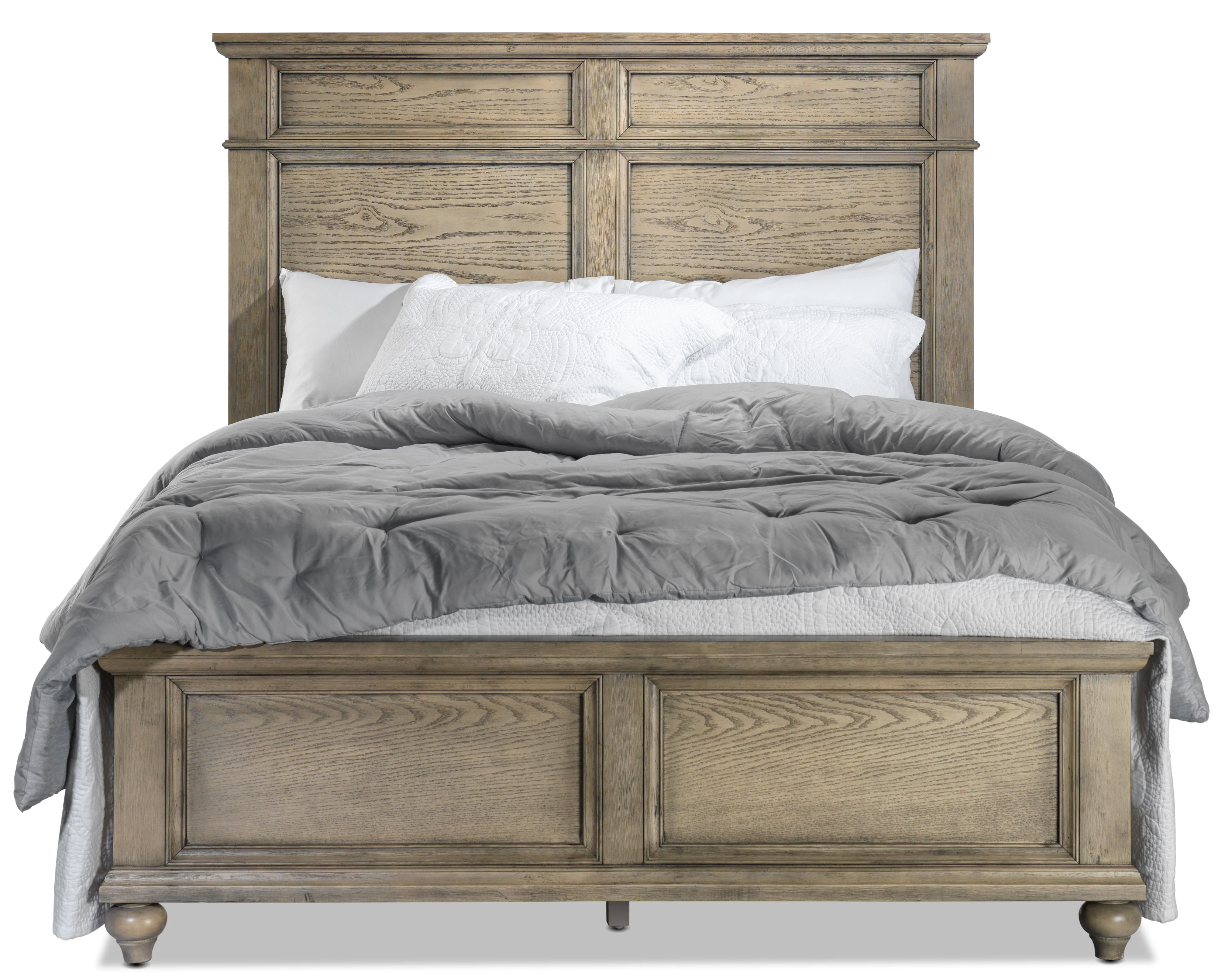 Emma 3-Piece Full Bed - Oak - Image 2
